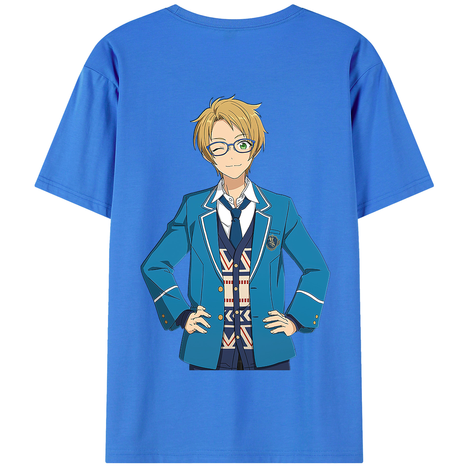 （画像用） あんさんぶるスターズ! Ensemble Stars 綿100％半袖Tシャツ（背面プリント）