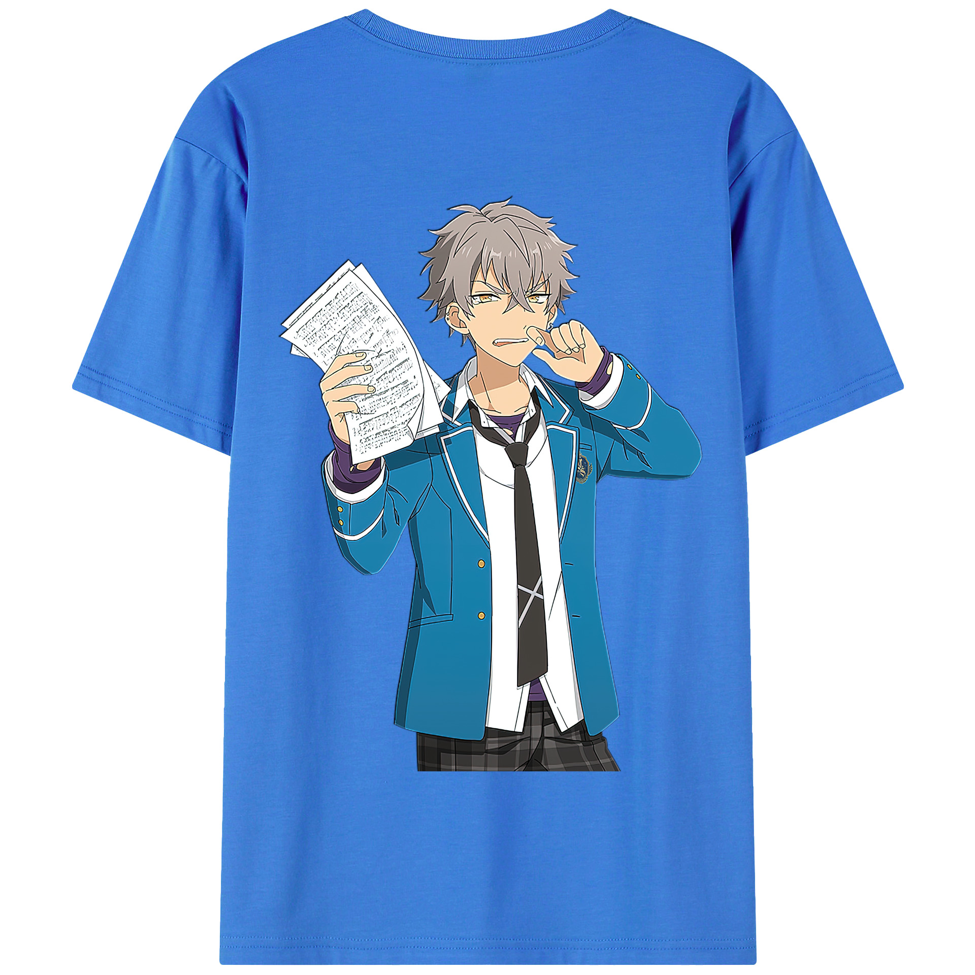 （画像用） あんさんぶるスターズ! Ensemble Stars 綿100％半袖Tシャツ（背面プリント）