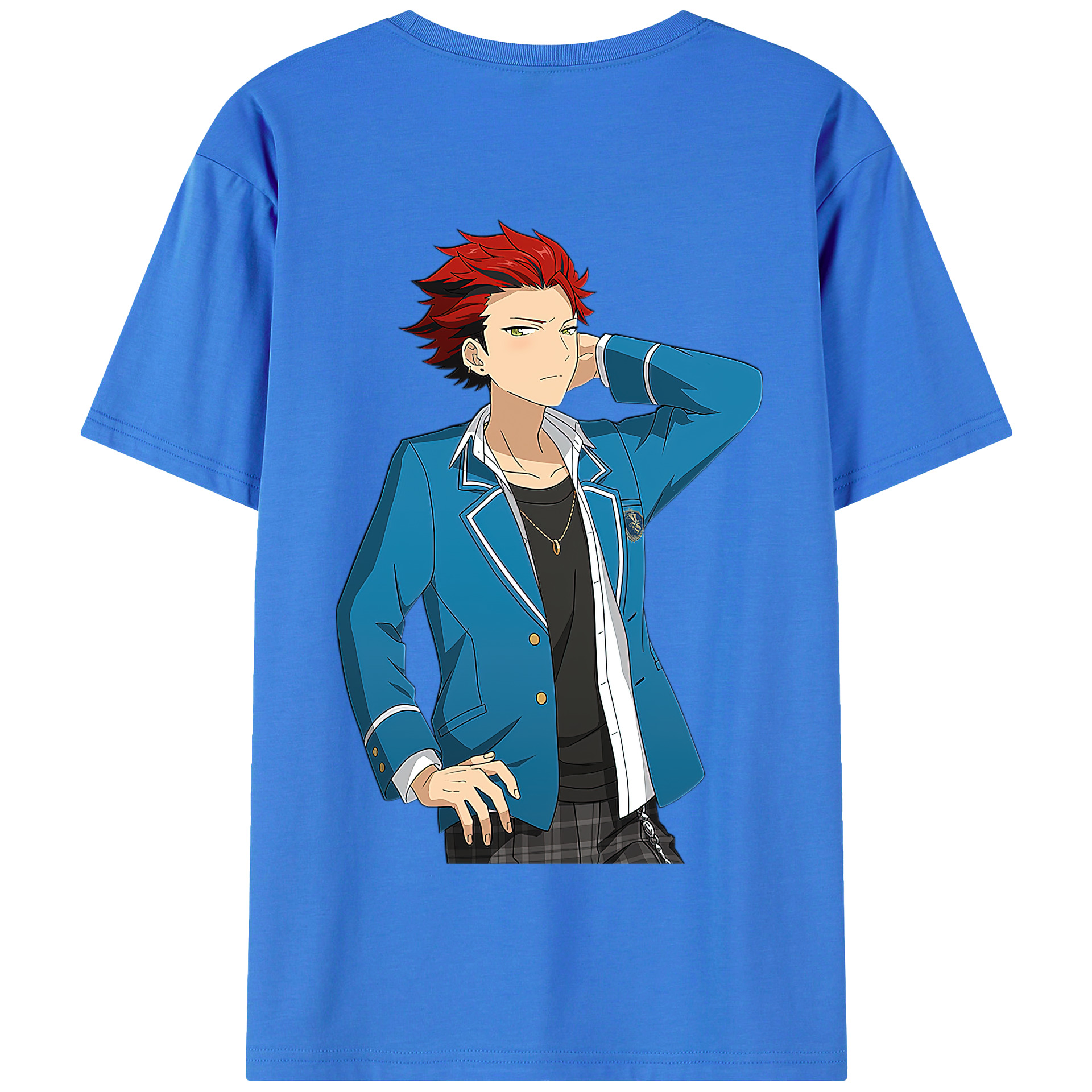 （画像用） あんさんぶるスターズ! Ensemble Stars 綿100％半袖Tシャツ（背面プリント）