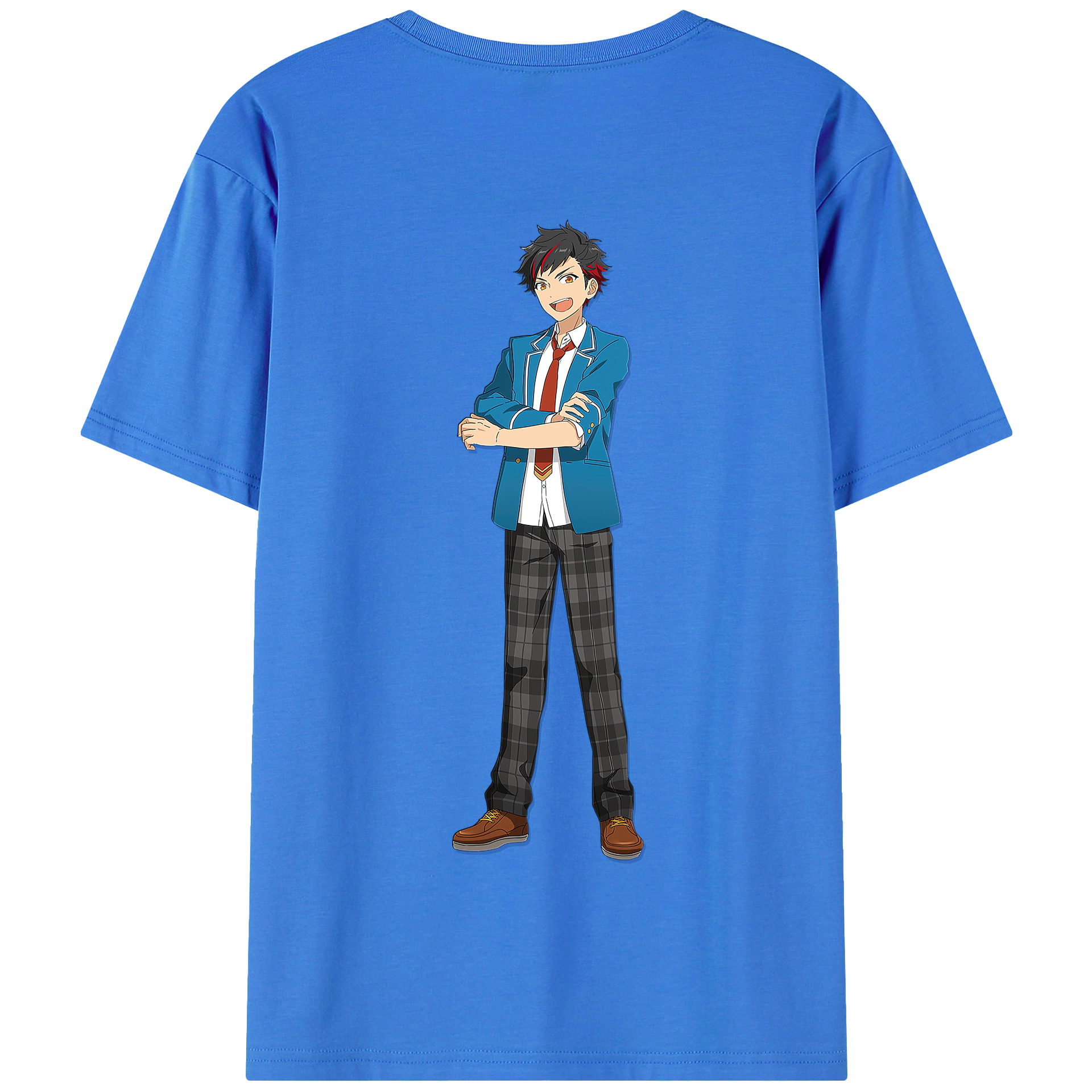 （画像用） あんさんぶるスターズ! Ensemble Stars 綿100％半袖Tシャツ（背面プリント）