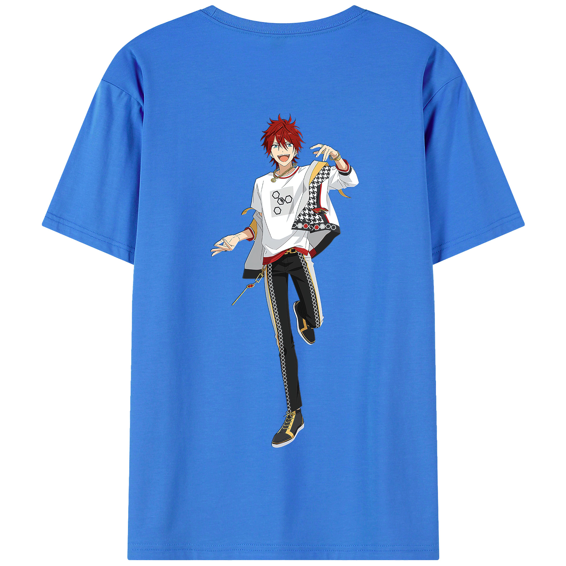 （画像用） あんさんぶるスターズ! Ensemble Stars 綿100％半袖Tシャツ（背面プリント）