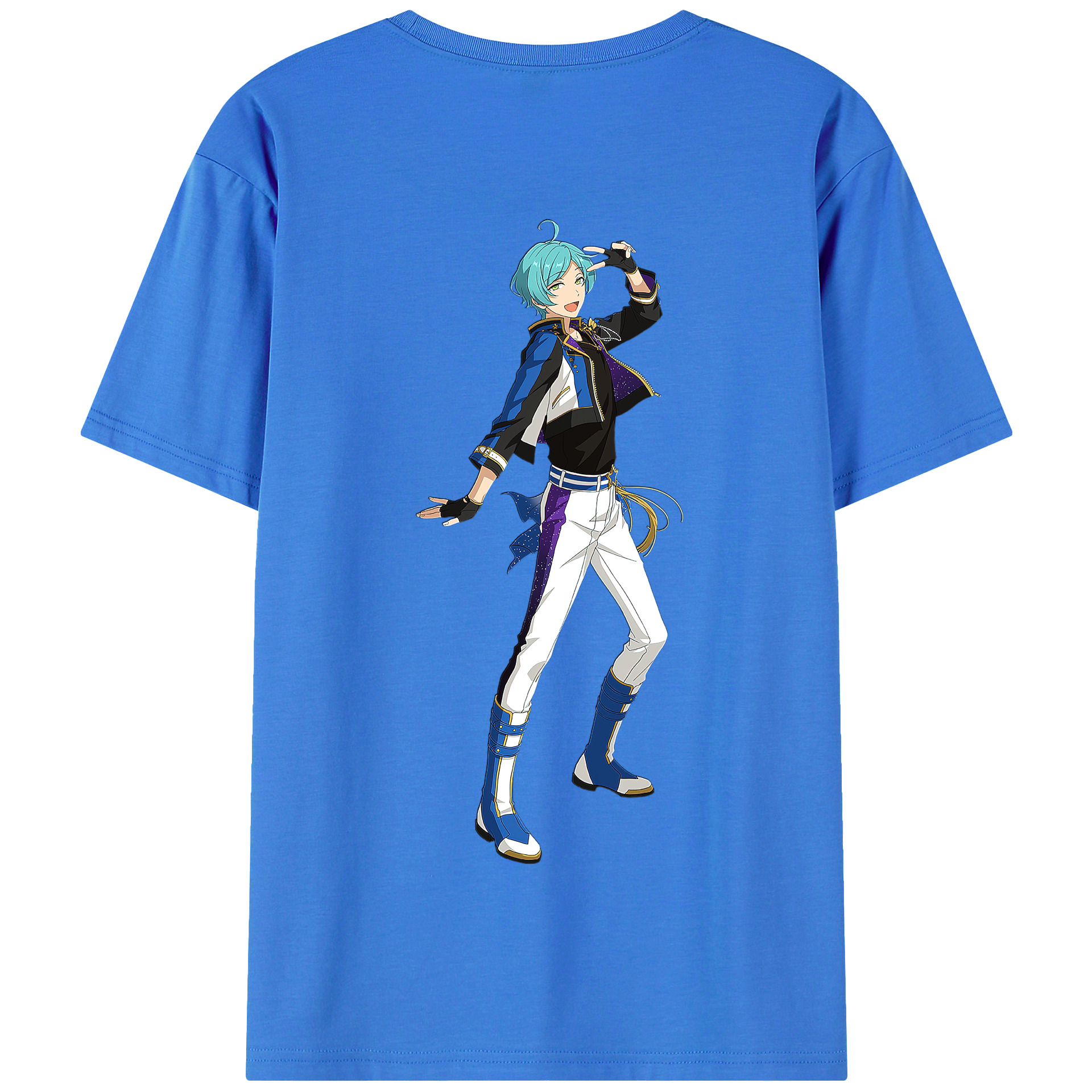 （画像用） あんさんぶるスターズ! Ensemble Stars 綿100％半袖Tシャツ（背面プリント）