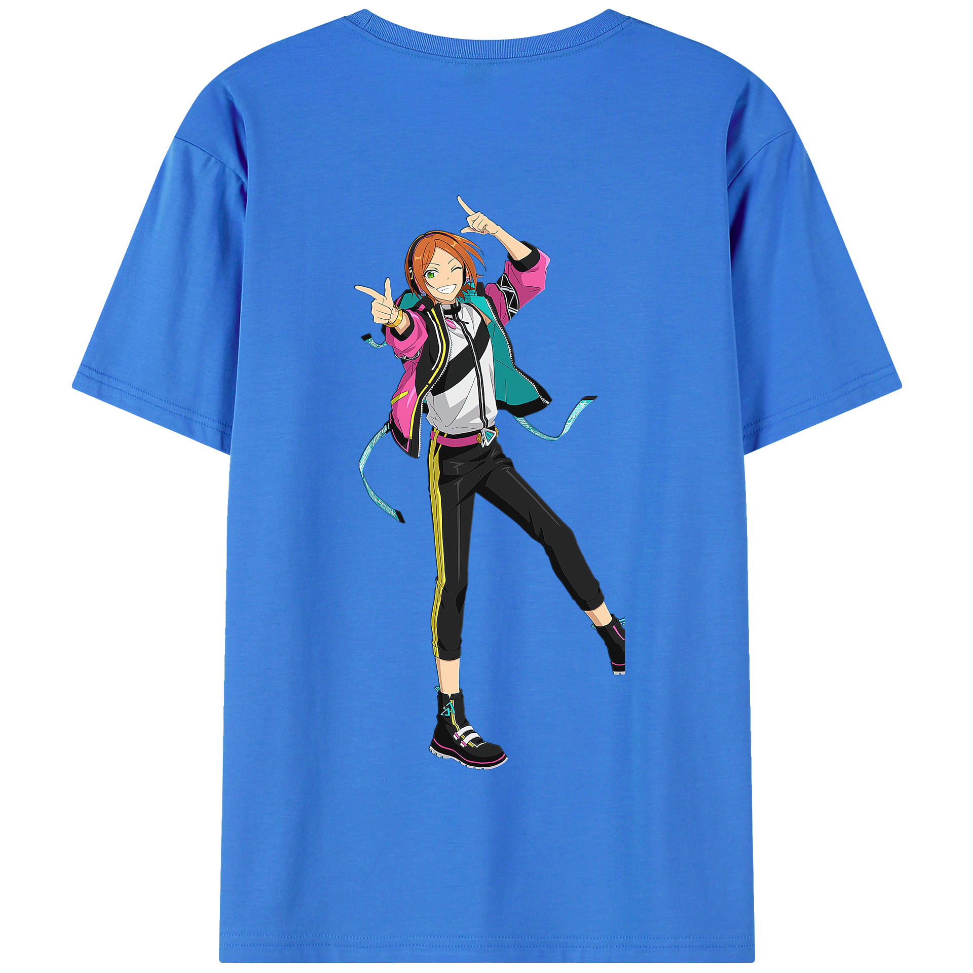（画像用） あんさんぶるスターズ! Ensemble Stars 綿100％半袖Tシャツ（背面プリント）