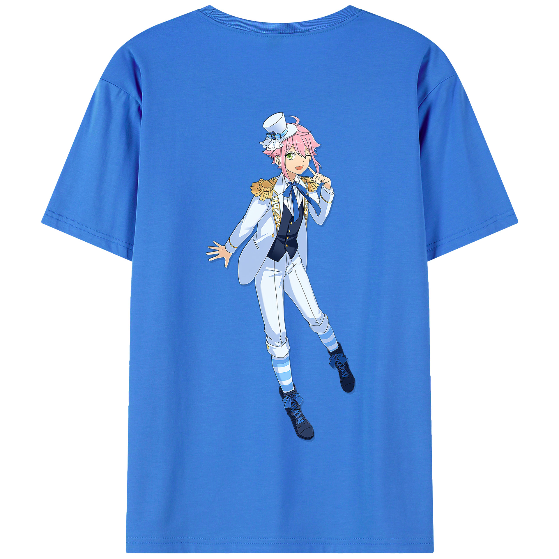 （画像用） あんさんぶるスターズ! Ensemble Stars 綿100％半袖Tシャツ（背面プリント）
