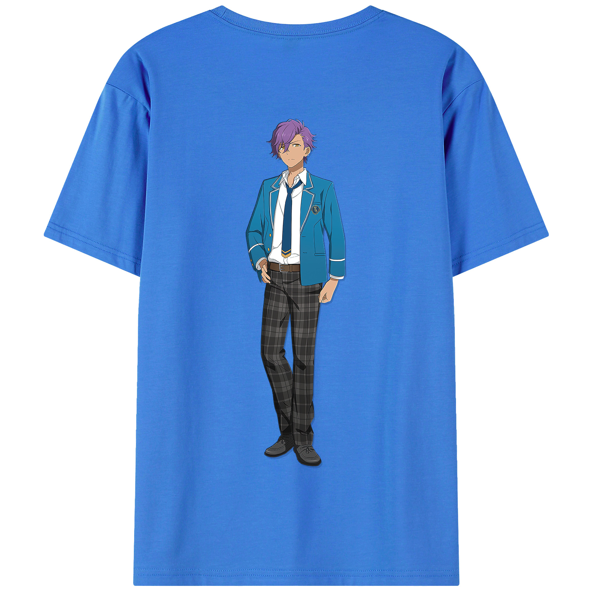 （画像用） あんさんぶるスターズ! Ensemble Stars 綿100％半袖Tシャツ（背面プリント）