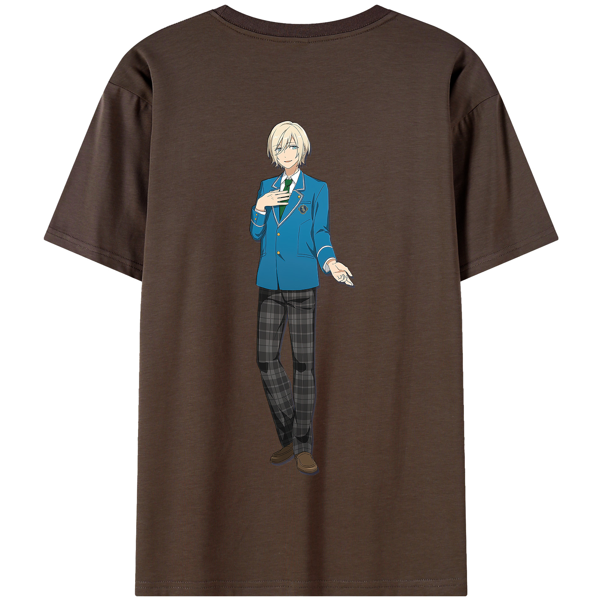 （画像用） あんさんぶるスターズ! Ensemble Stars 綿100％半袖Tシャツ（背面プリント）