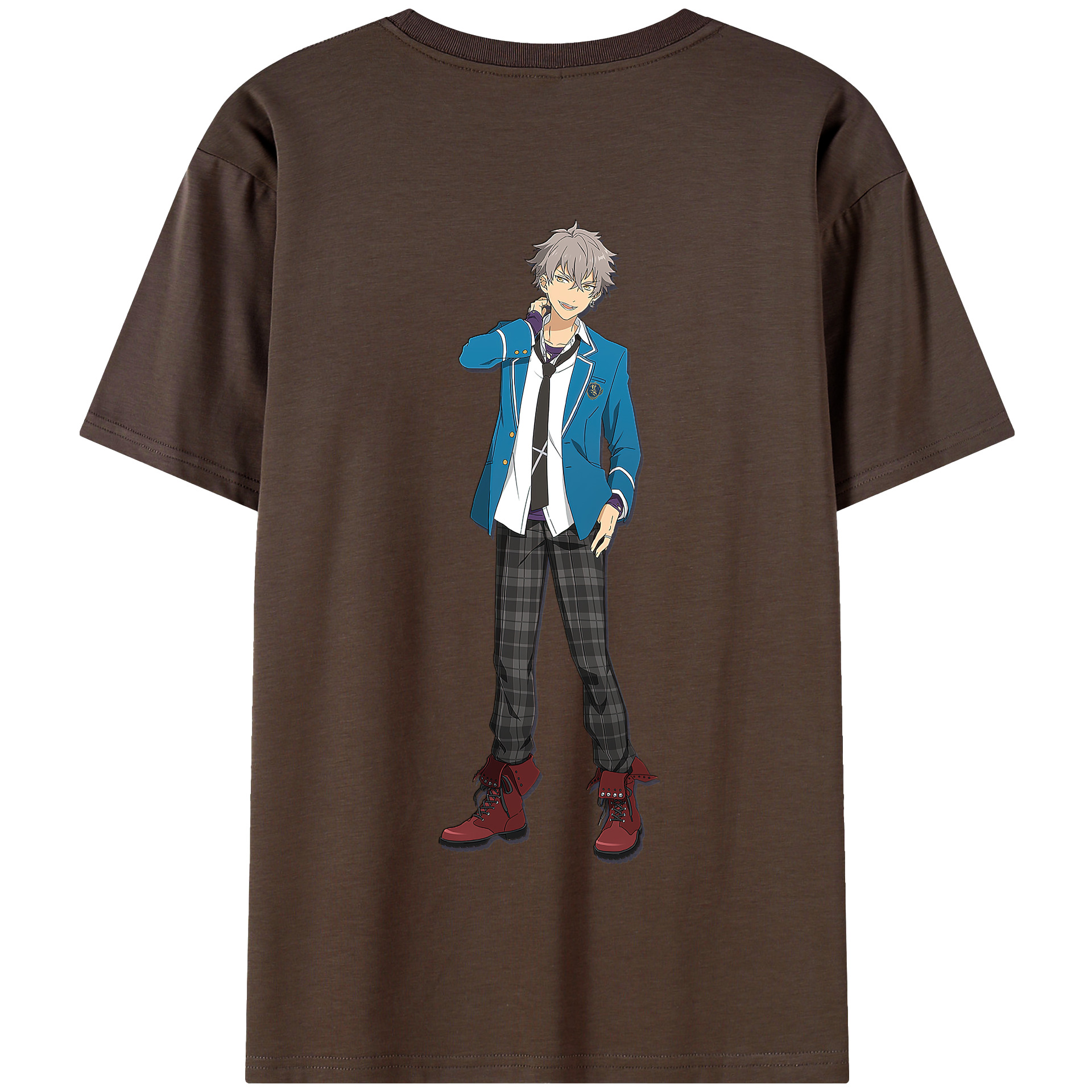（画像用） あんさんぶるスターズ! Ensemble Stars 綿100％半袖Tシャツ（背面プリント）