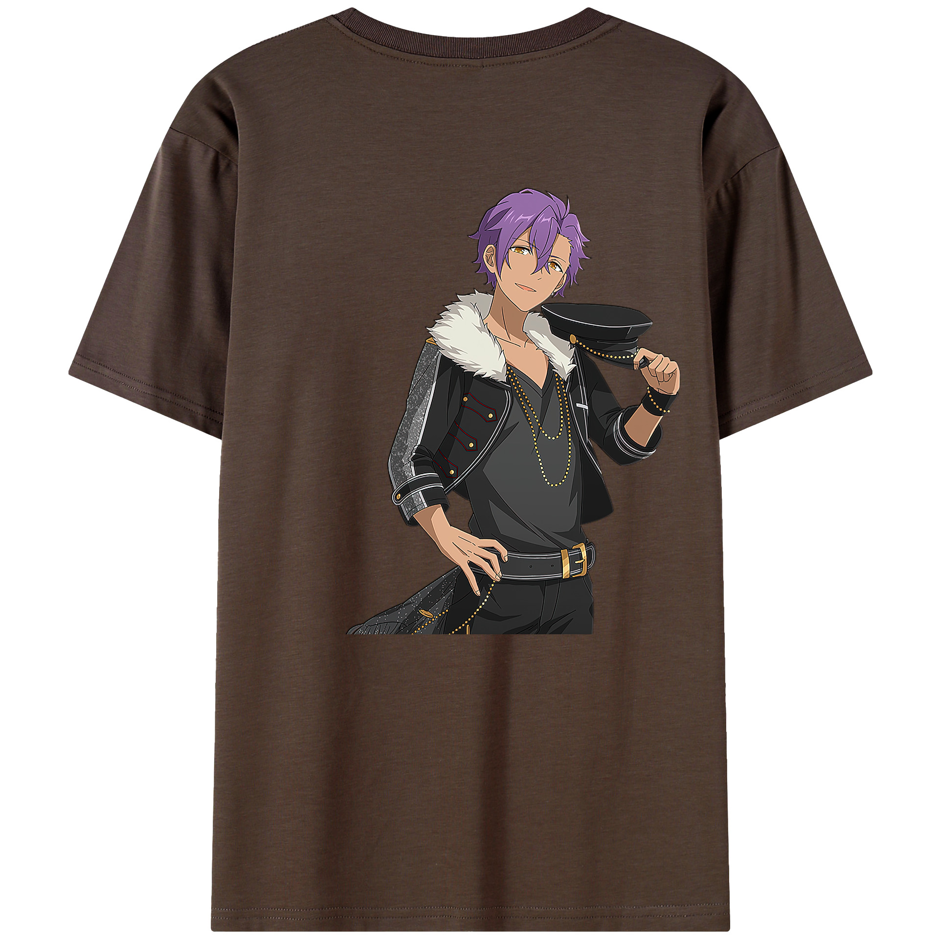 （画像用） あんさんぶるスターズ! Ensemble Stars 綿100％半袖Tシャツ（背面プリント）