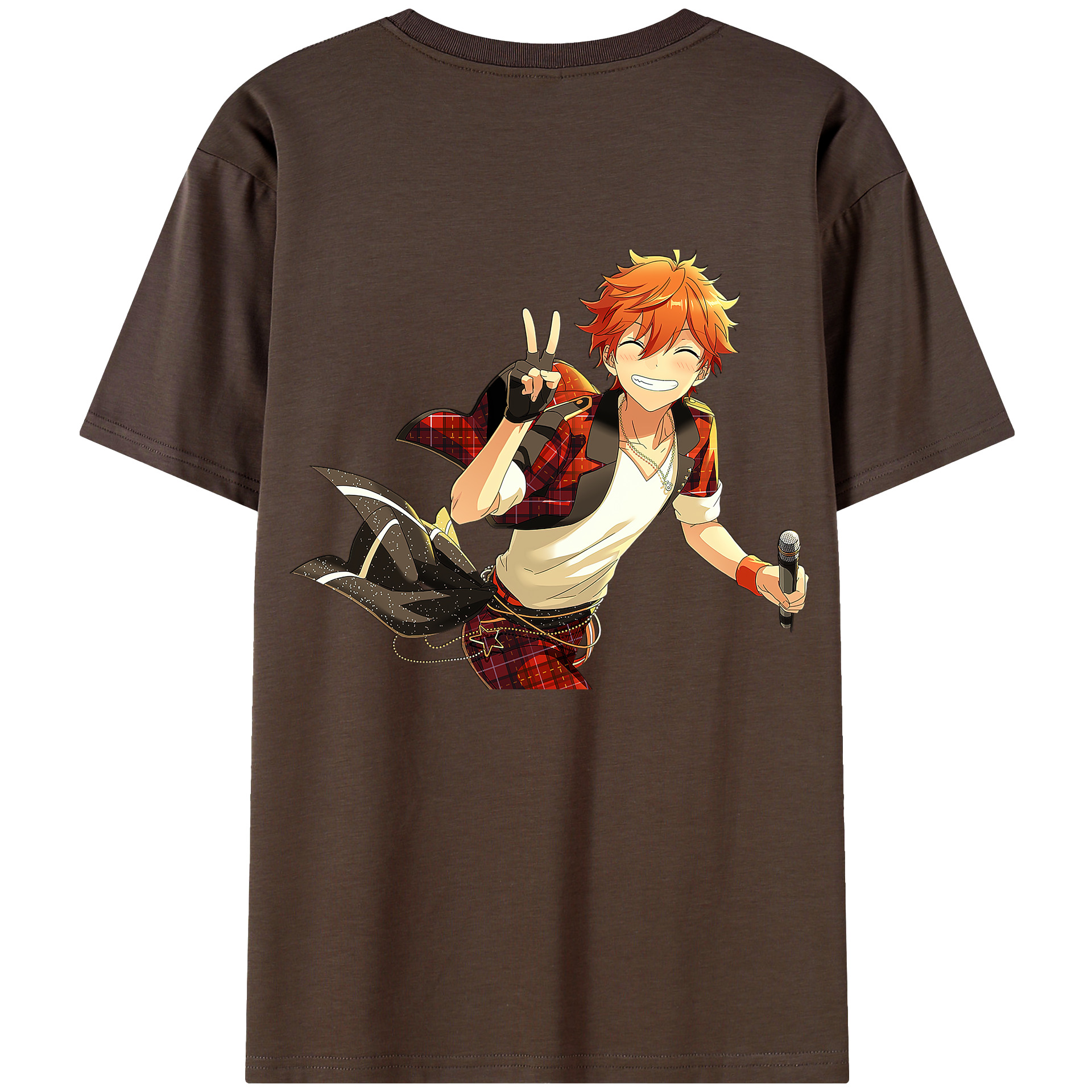 （画像用） あんさんぶるスターズ! Ensemble Stars 綿100％半袖Tシャツ（背面プリント）