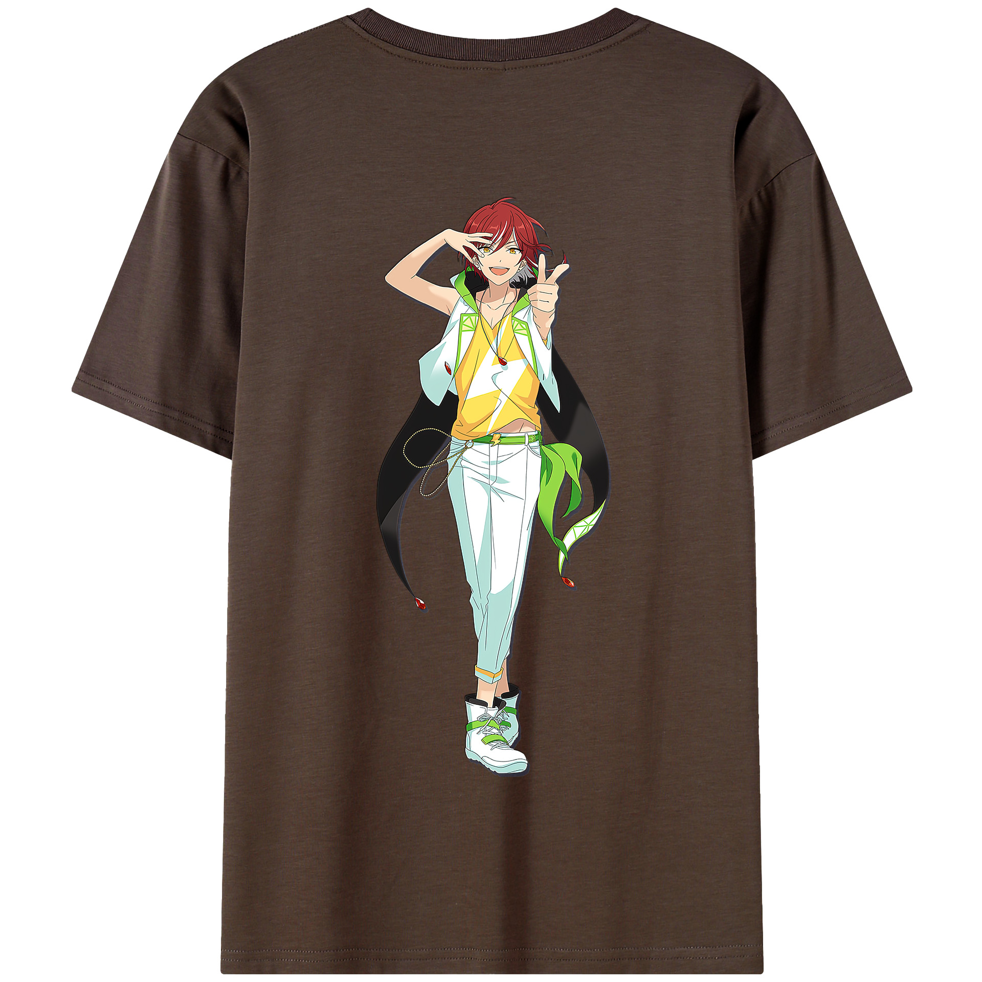 （画像用） あんさんぶるスターズ! Ensemble Stars 綿100％半袖Tシャツ（背面プリント）