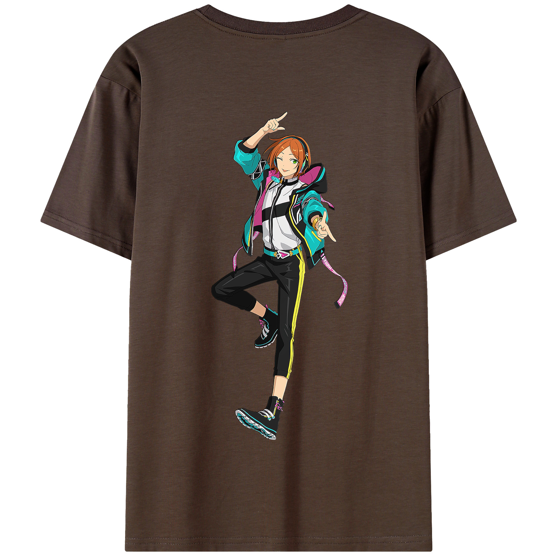 （画像用） あんさんぶるスターズ! Ensemble Stars 綿100％半袖Tシャツ（背面プリント）