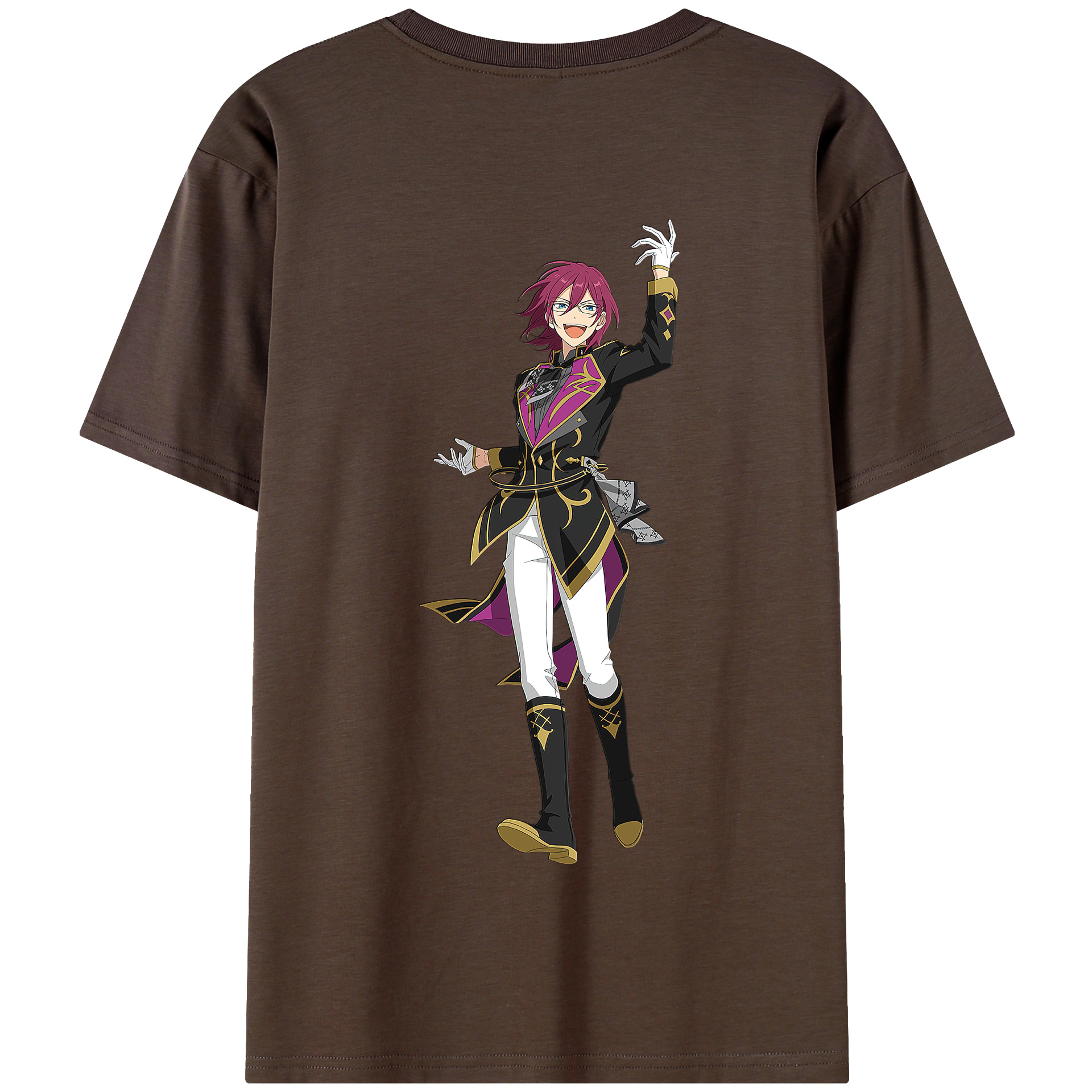 （画像用） あんさんぶるスターズ! Ensemble Stars 綿100％半袖Tシャツ（背面プリント）