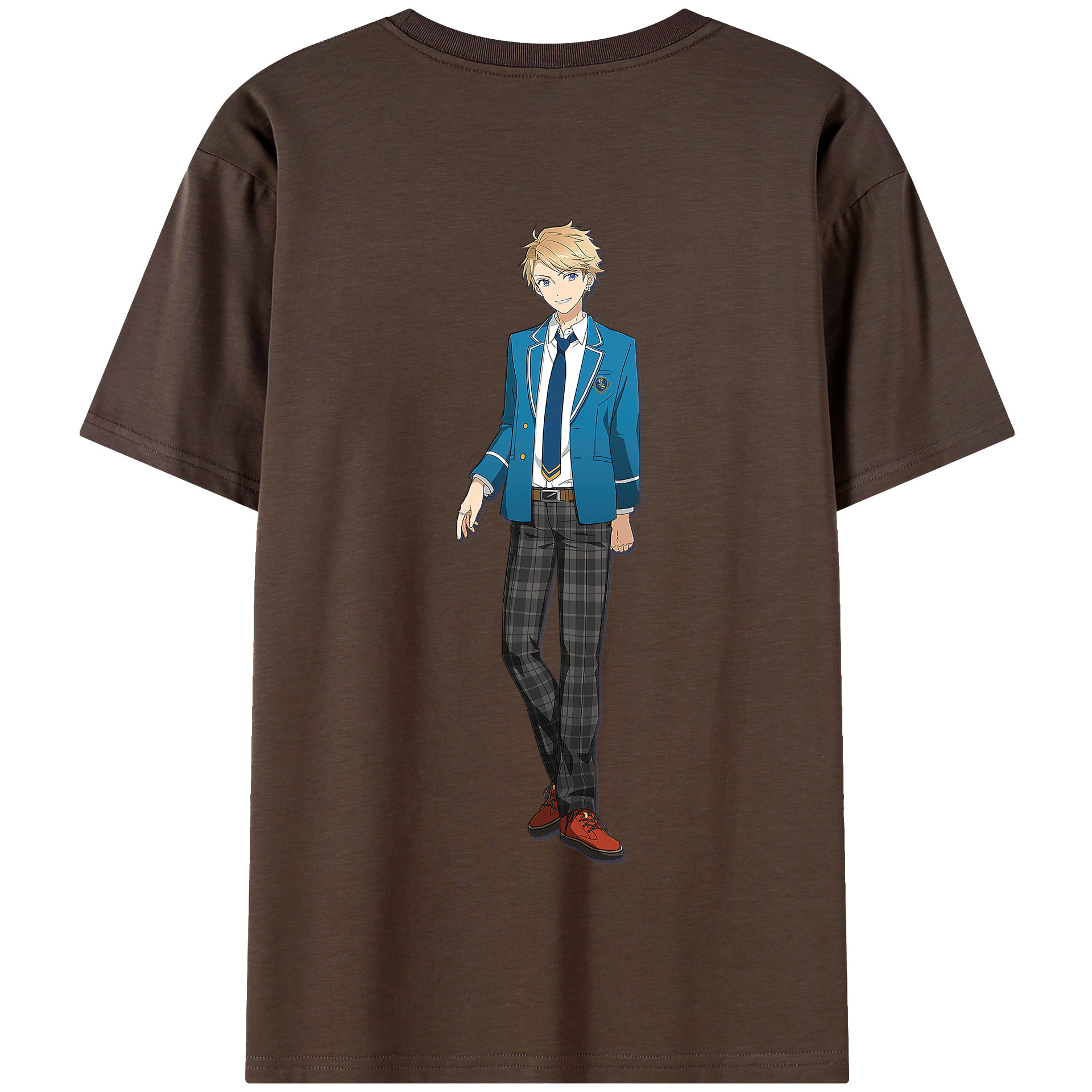 （画像用） あんさんぶるスターズ! Ensemble Stars 綿100％半袖Tシャツ（背面プリント）