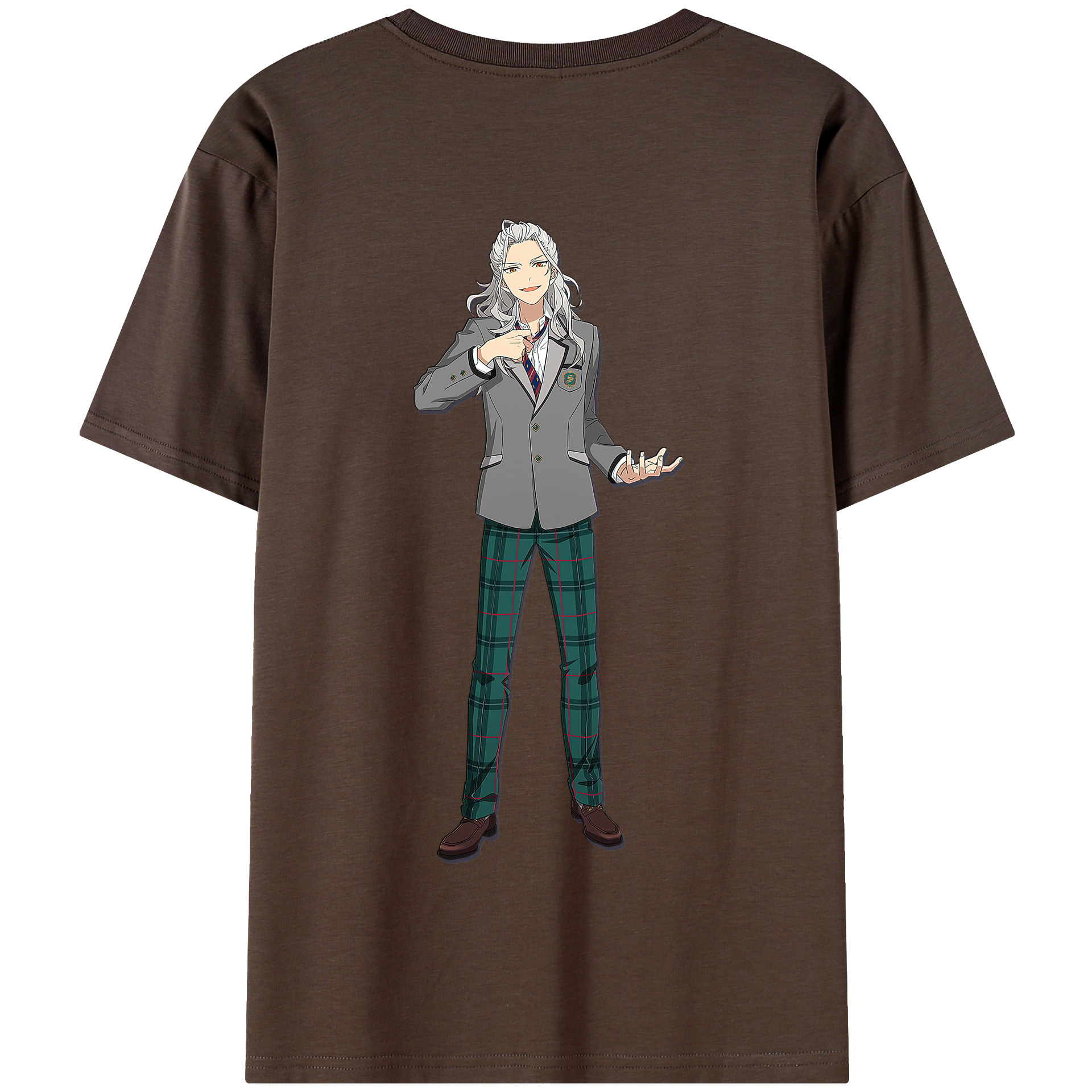 （画像用） あんさんぶるスターズ! Ensemble Stars 綿100％半袖Tシャツ（背面プリント）