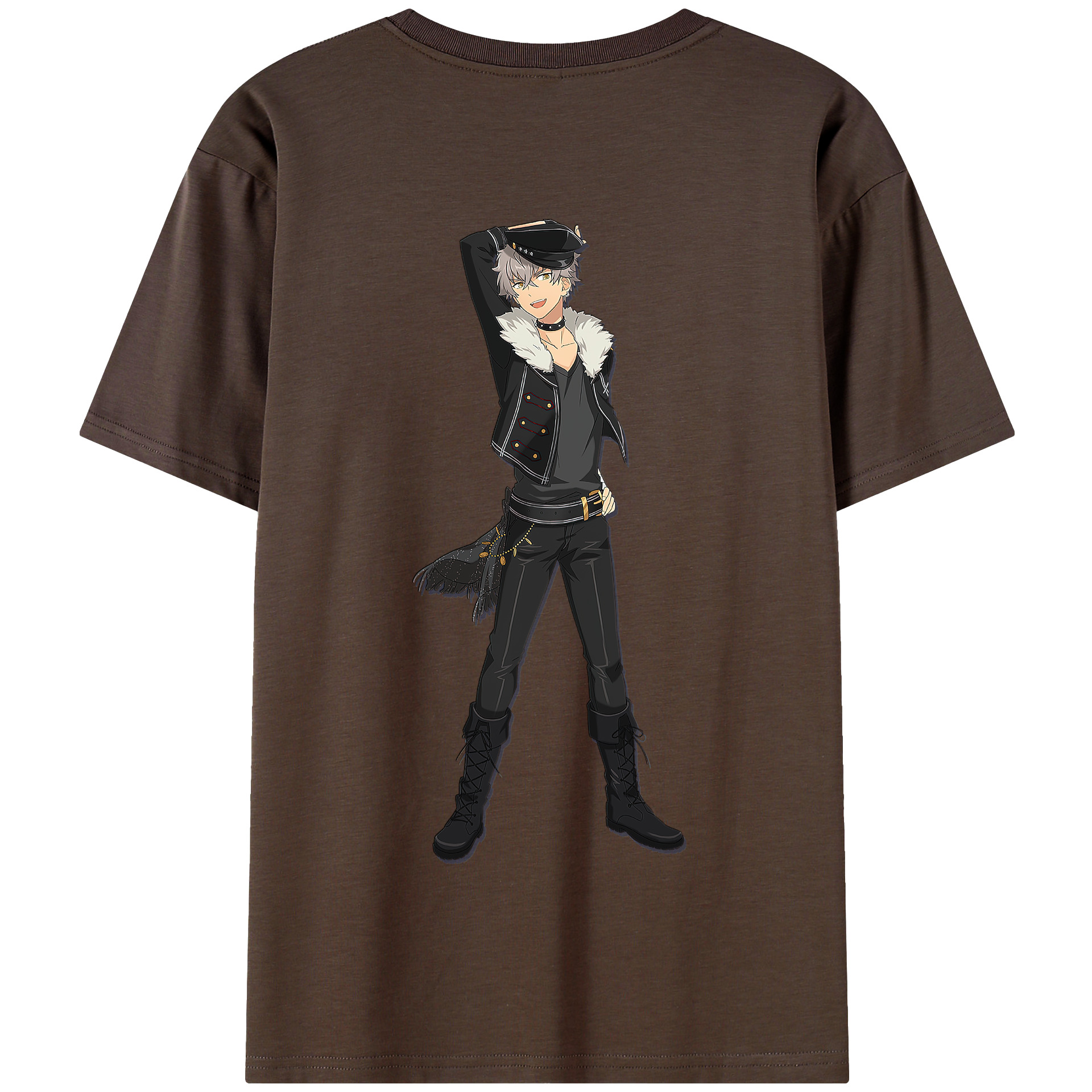 （画像用） あんさんぶるスターズ! Ensemble Stars 綿100％半袖Tシャツ（背面プリント）