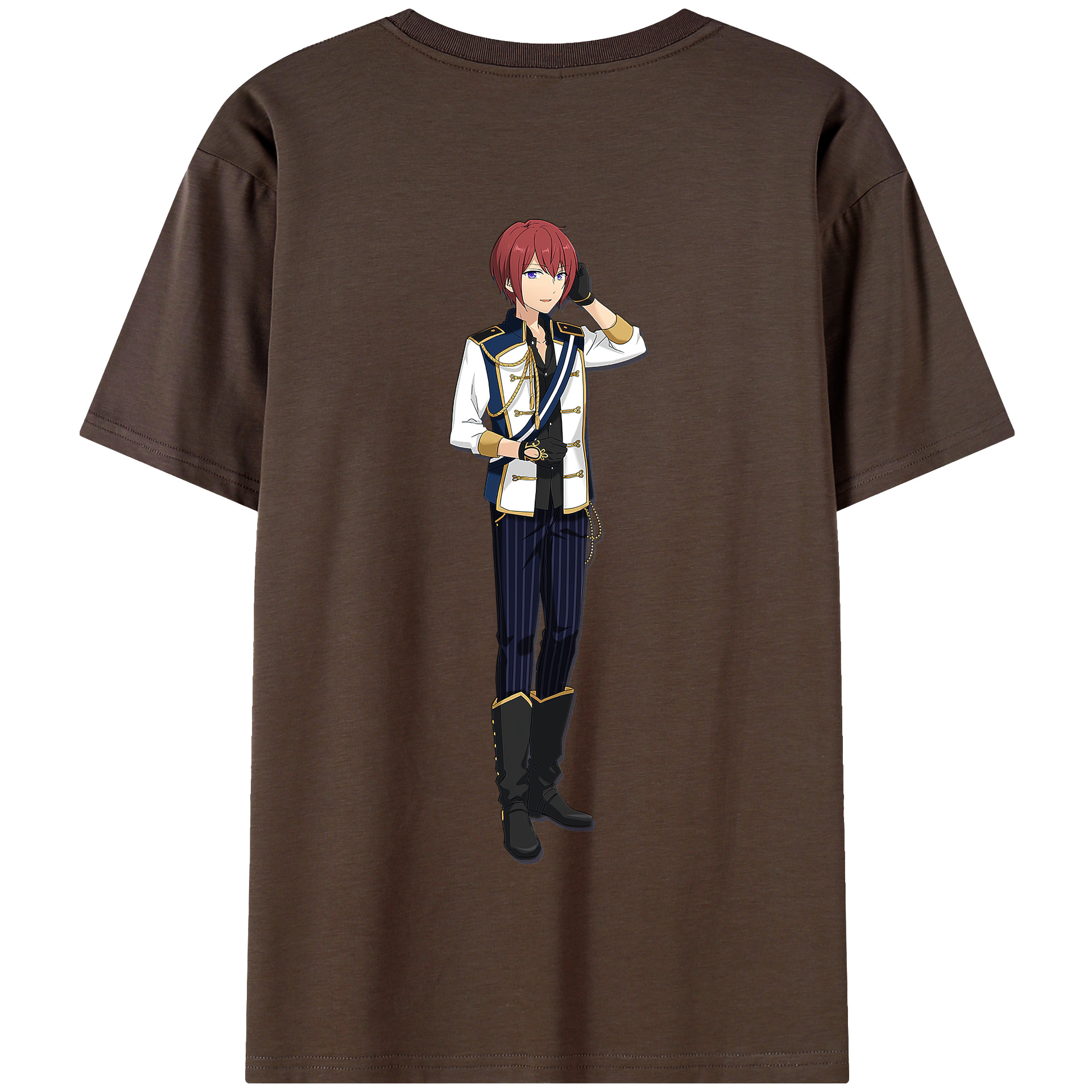 （画像用） あんさんぶるスターズ! Ensemble Stars 綿100％半袖Tシャツ（背面プリント）