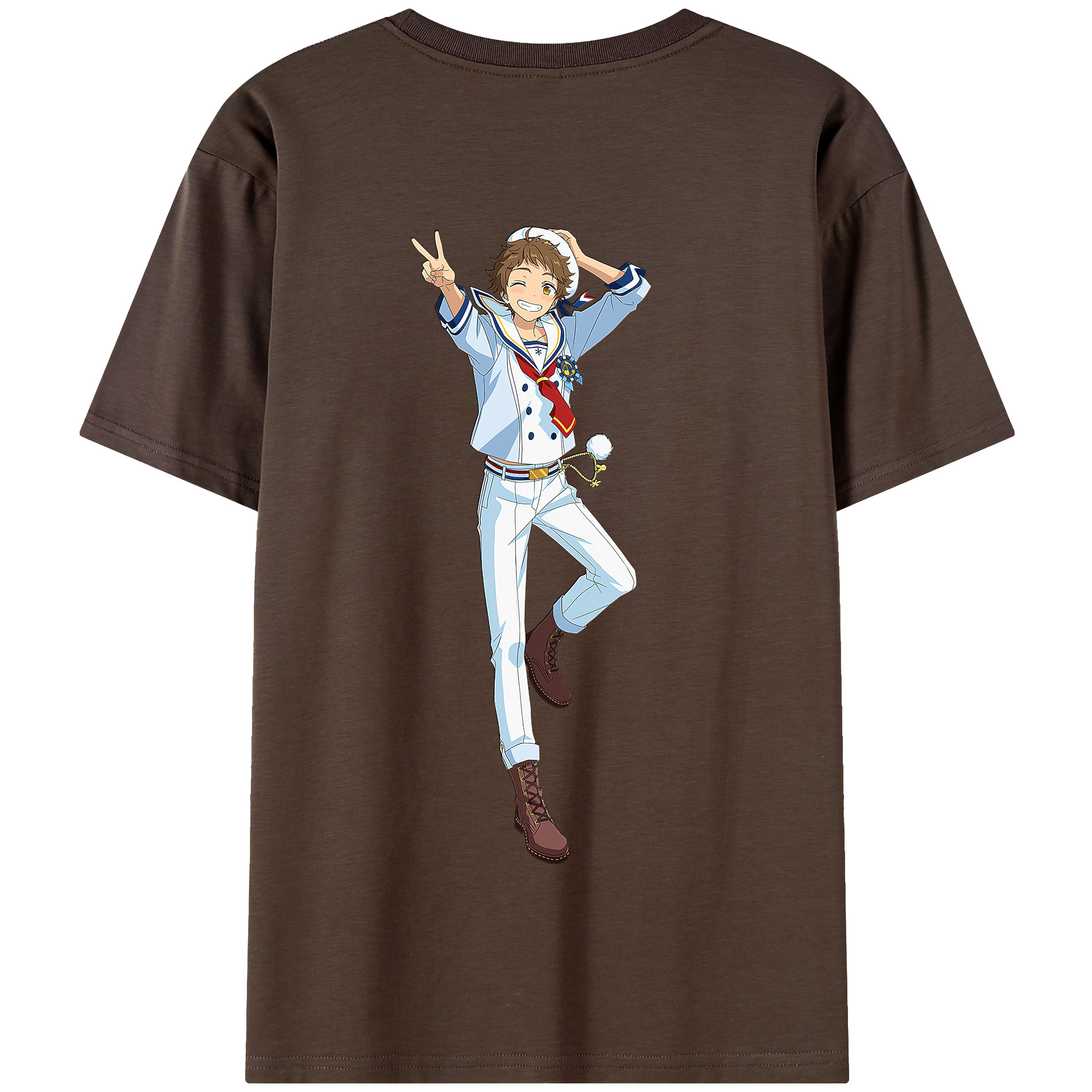 （画像用） あんさんぶるスターズ! Ensemble Stars 綿100％半袖Tシャツ（背面プリント）