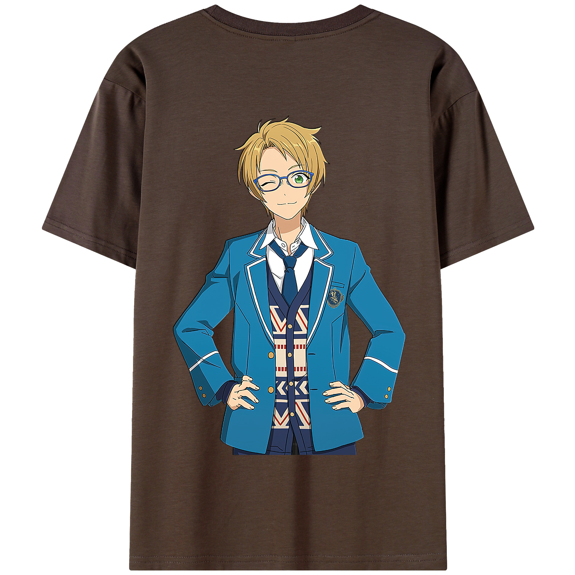 （画像用） あんさんぶるスターズ! Ensemble Stars 綿100％半袖Tシャツ（背面プリント）