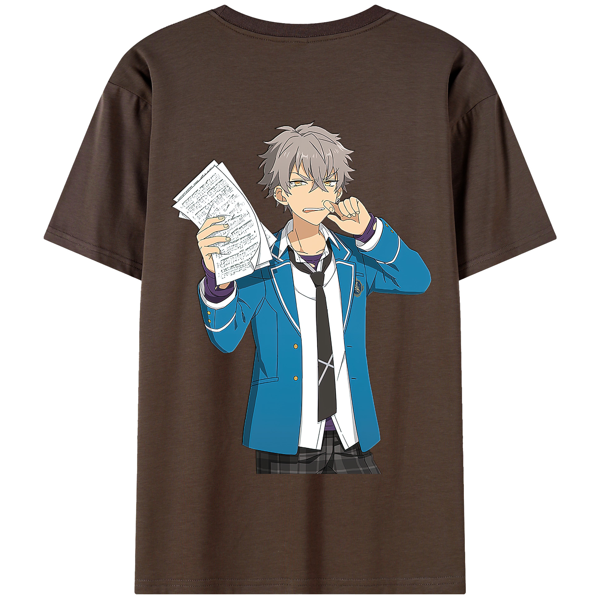 （画像用） あんさんぶるスターズ! Ensemble Stars 綿100％半袖Tシャツ（背面プリント）