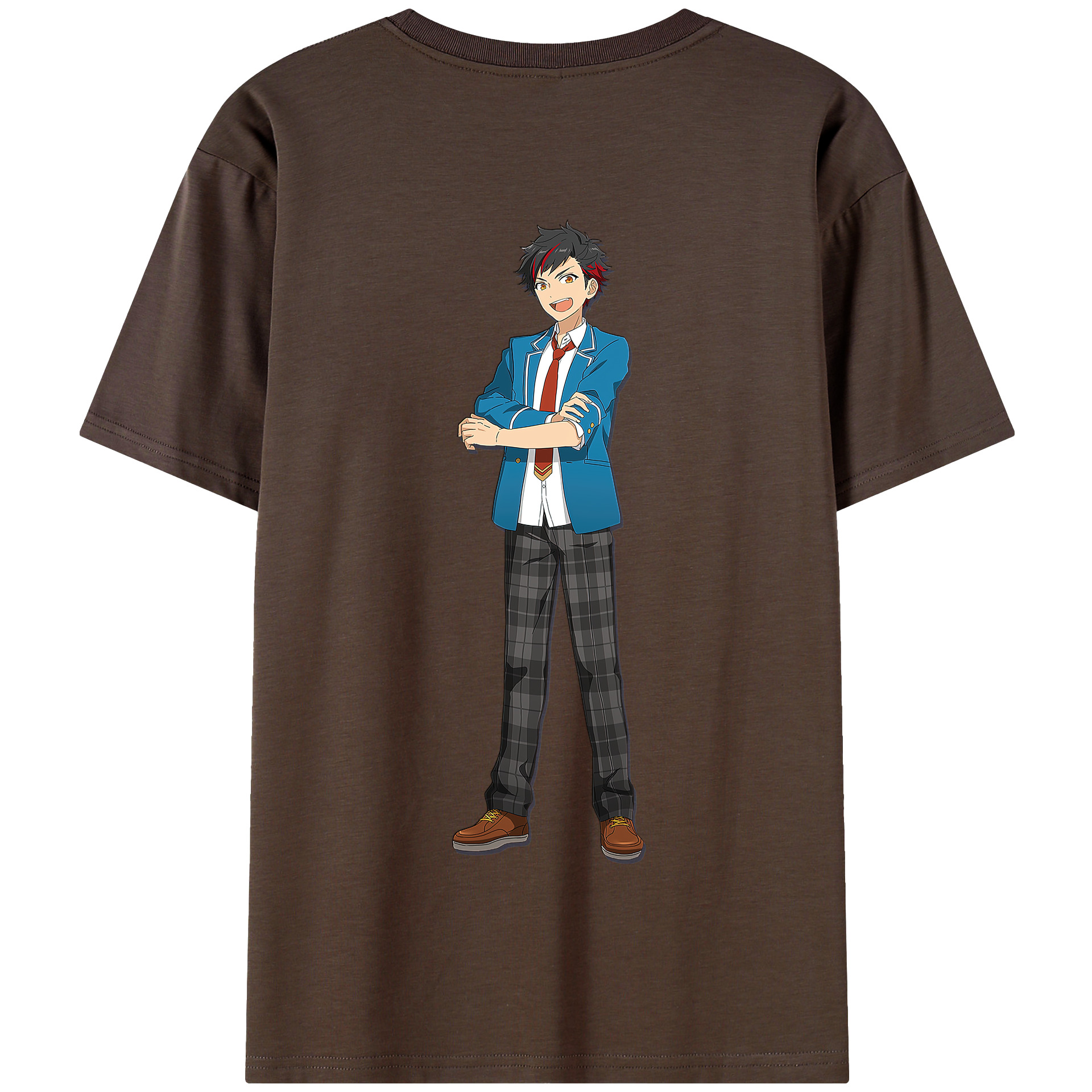 （画像用） あんさんぶるスターズ! Ensemble Stars 綿100％半袖Tシャツ（背面プリント）