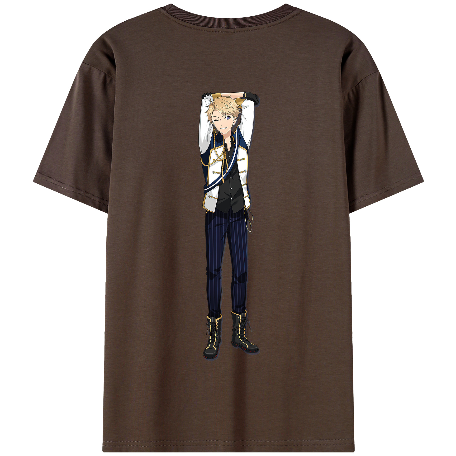 （画像用） あんさんぶるスターズ! Ensemble Stars 綿100％半袖Tシャツ（背面プリント）