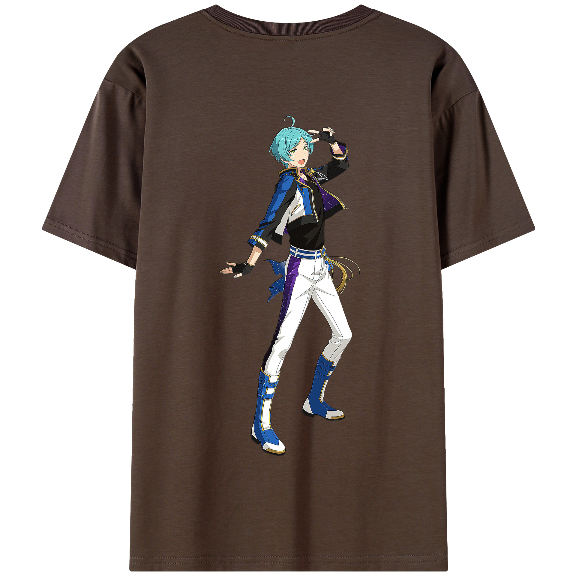 （画像用） あんさんぶるスターズ! Ensemble Stars 綿100％半袖Tシャツ（背面プリント）
