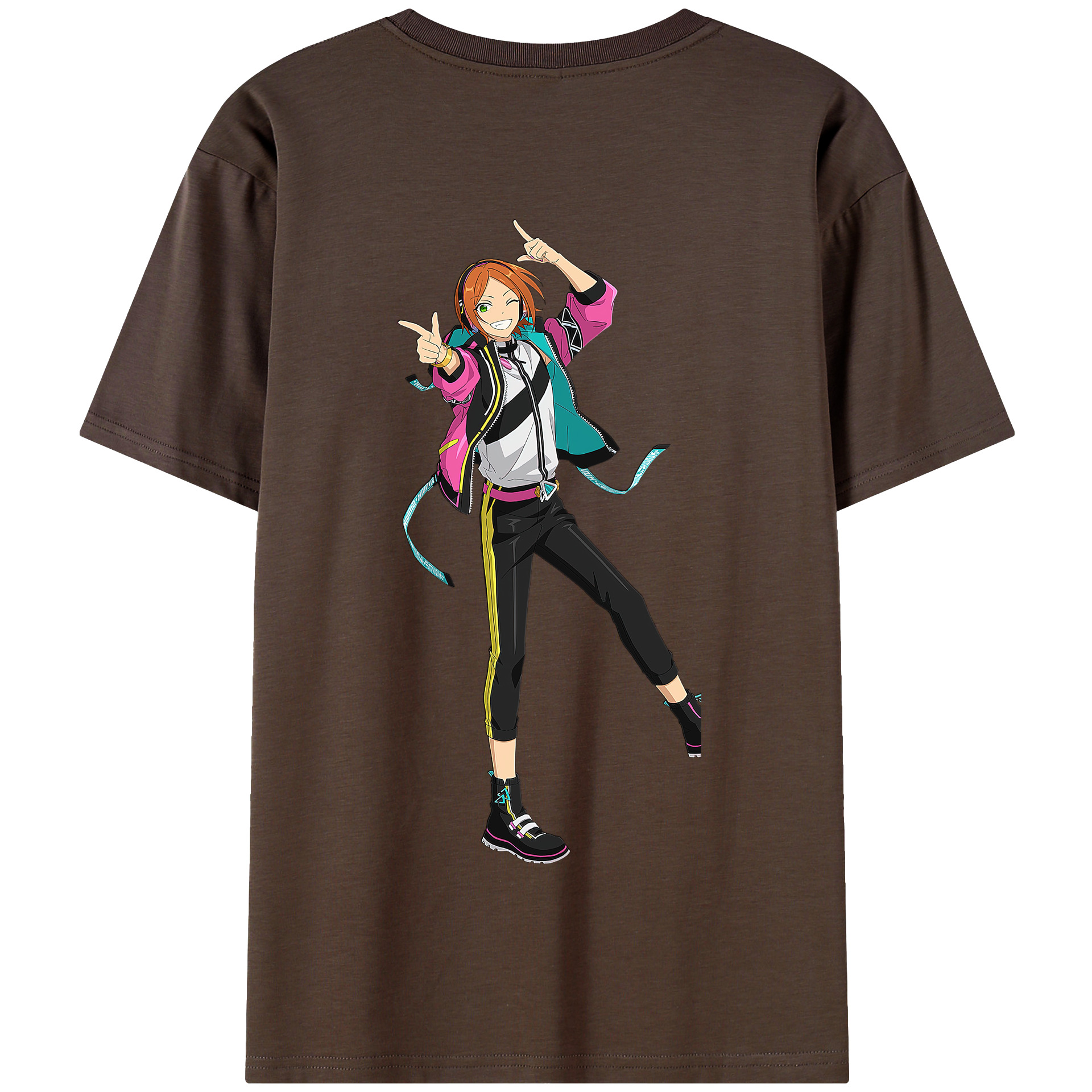 （画像用） あんさんぶるスターズ! Ensemble Stars 綿100％半袖Tシャツ（背面プリント）