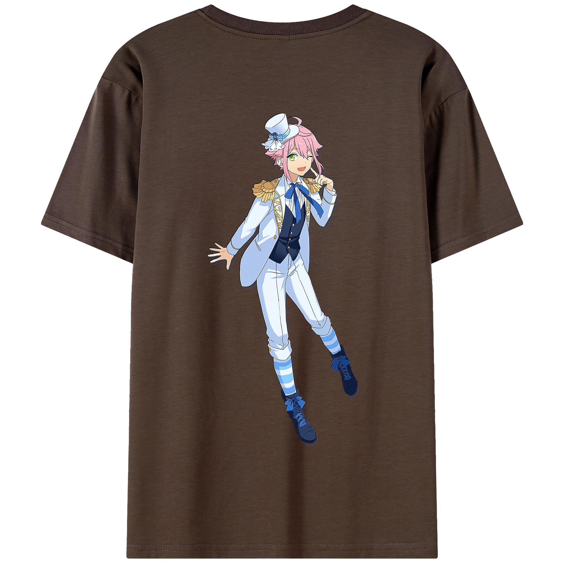 （画像用） あんさんぶるスターズ! Ensemble Stars 綿100％半袖Tシャツ（背面プリント）