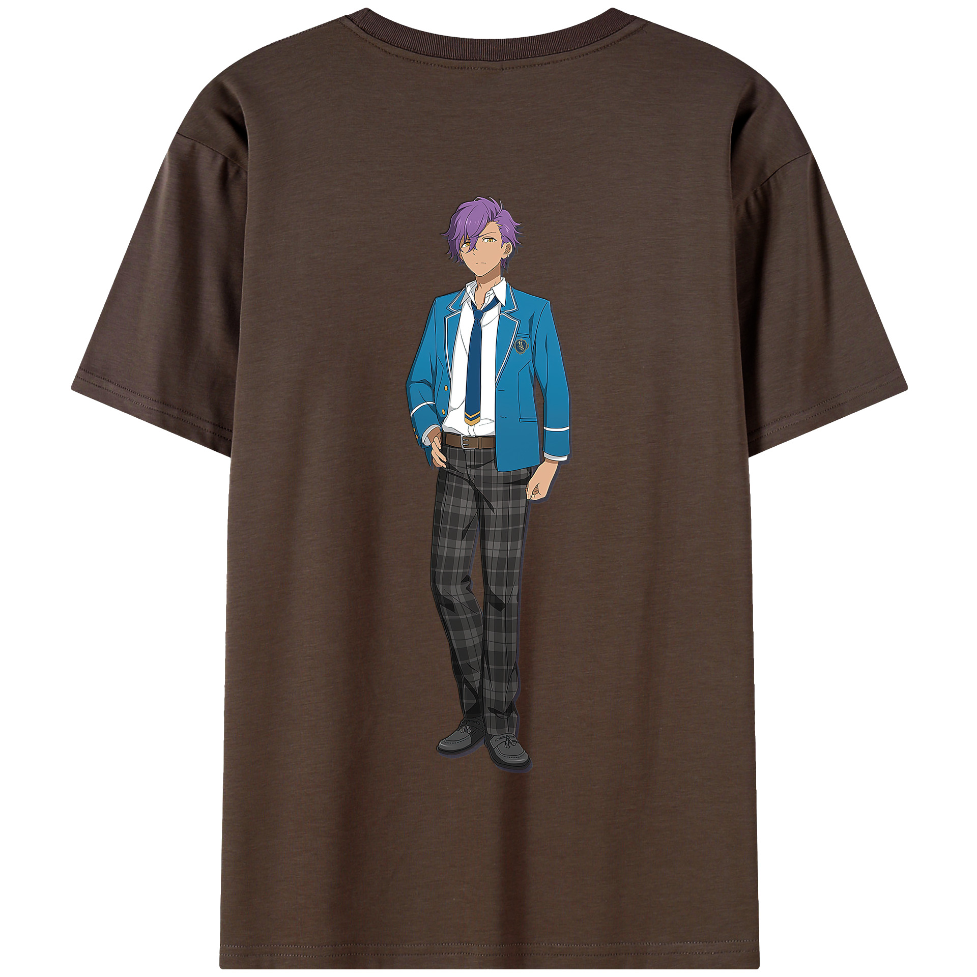 （画像用） あんさんぶるスターズ! Ensemble Stars 綿100％半袖Tシャツ（背面プリント）