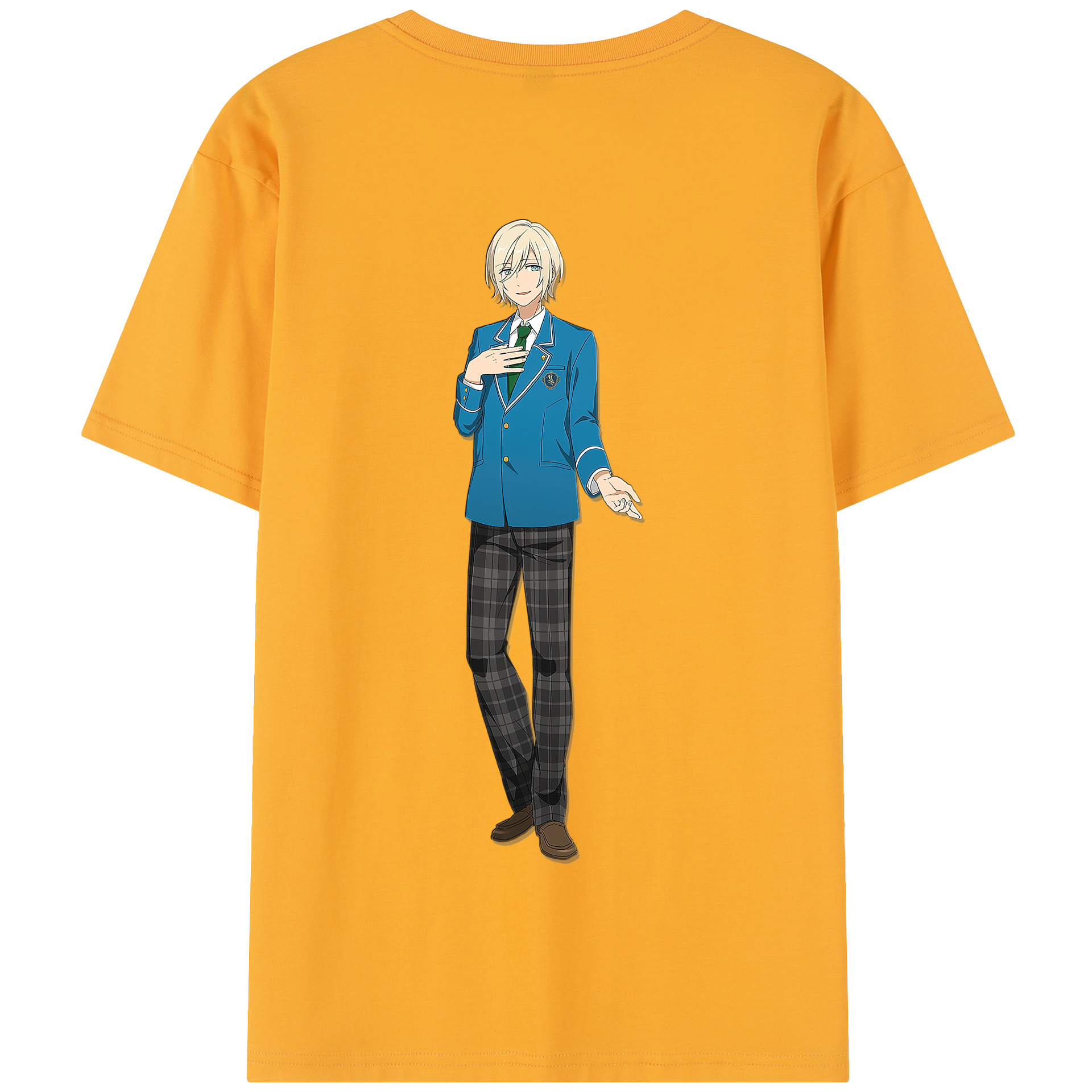 （画像用） あんさんぶるスターズ! Ensemble Stars 綿100％半袖Tシャツ（背面プリント）