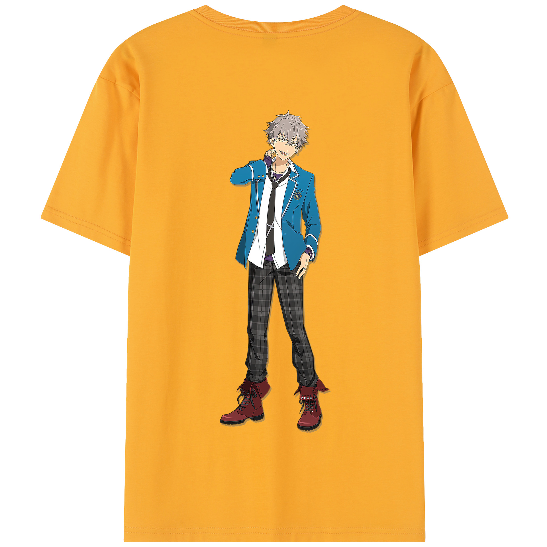 （画像用） あんさんぶるスターズ! Ensemble Stars 綿100％半袖Tシャツ（背面プリント）