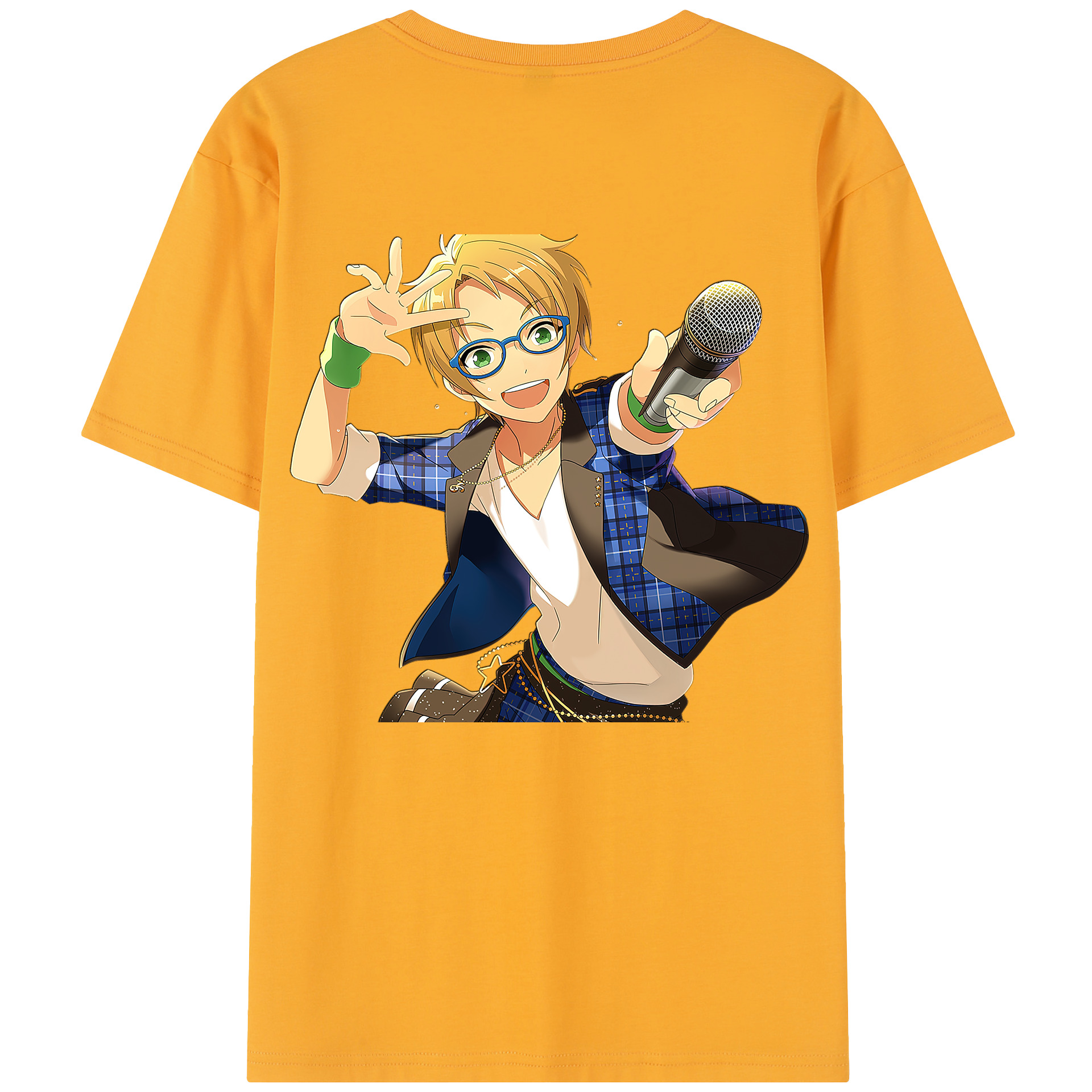 （画像用） あんさんぶるスターズ! Ensemble Stars 綿100％半袖Tシャツ（背面プリント）