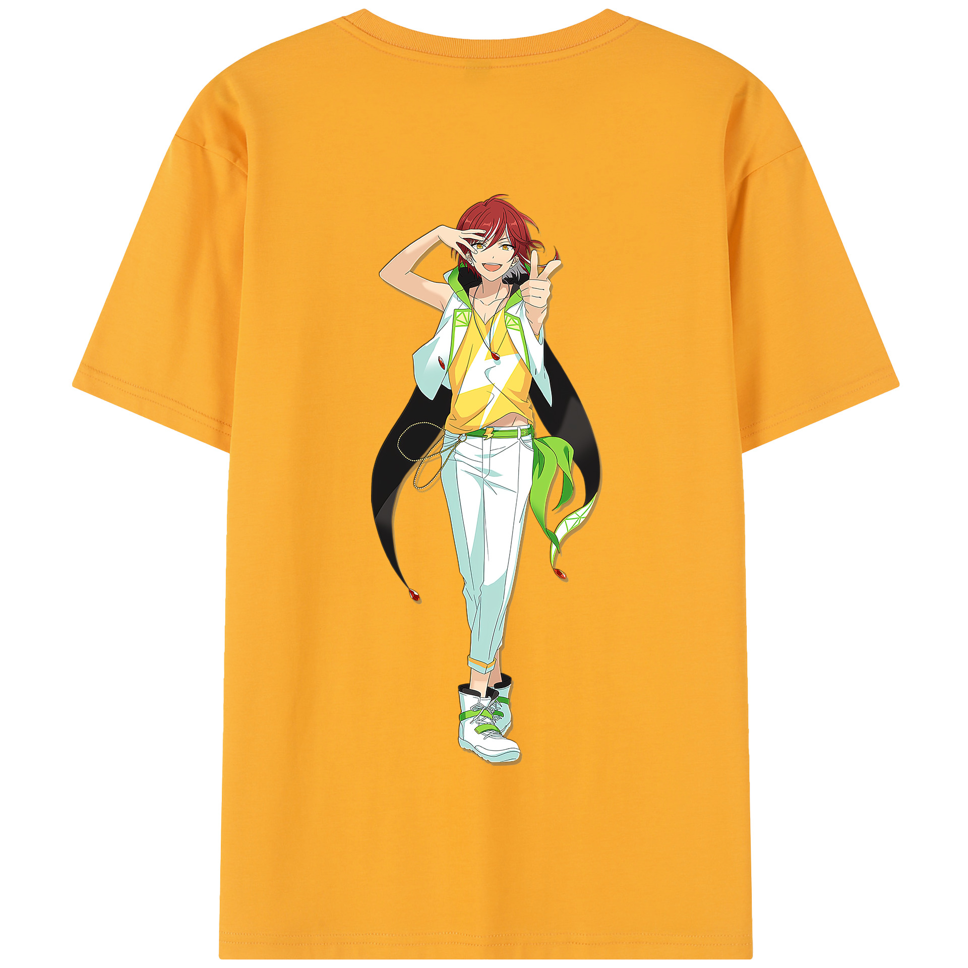 （画像用） あんさんぶるスターズ! Ensemble Stars 綿100％半袖Tシャツ（背面プリント）
