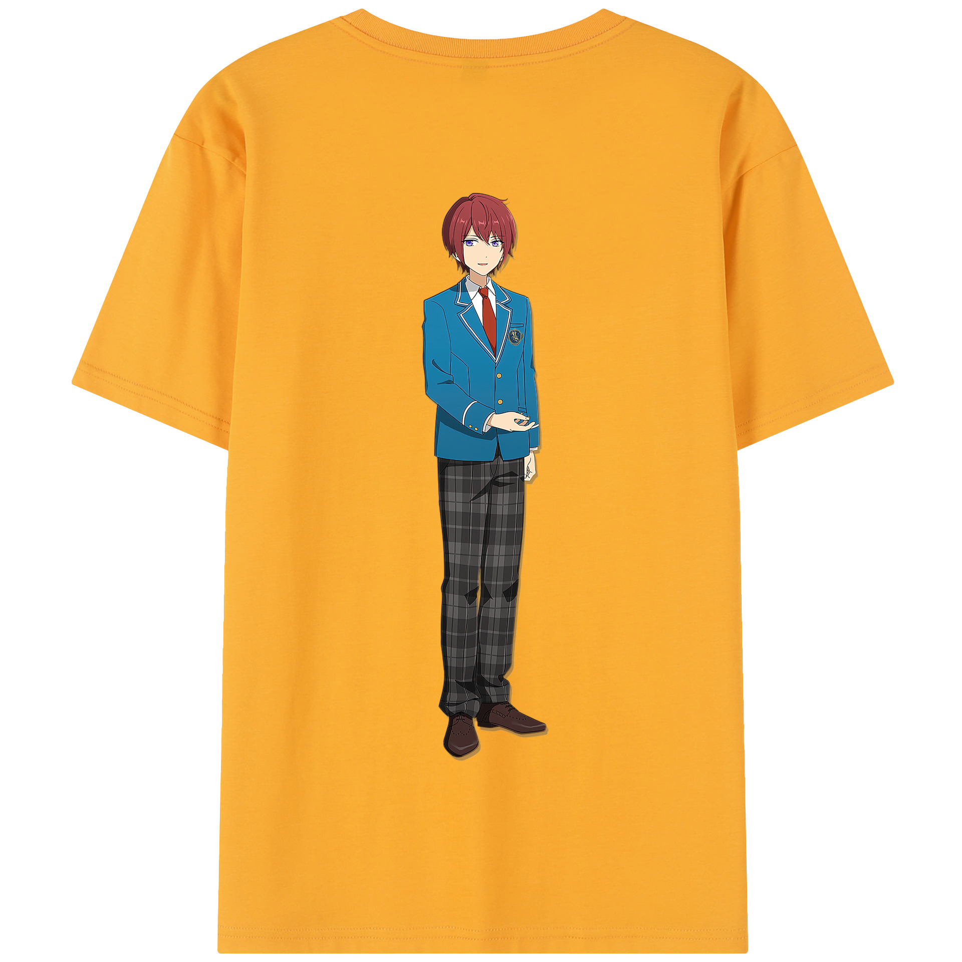 （画像用） あんさんぶるスターズ! Ensemble Stars 綿100％半袖Tシャツ（背面プリント）