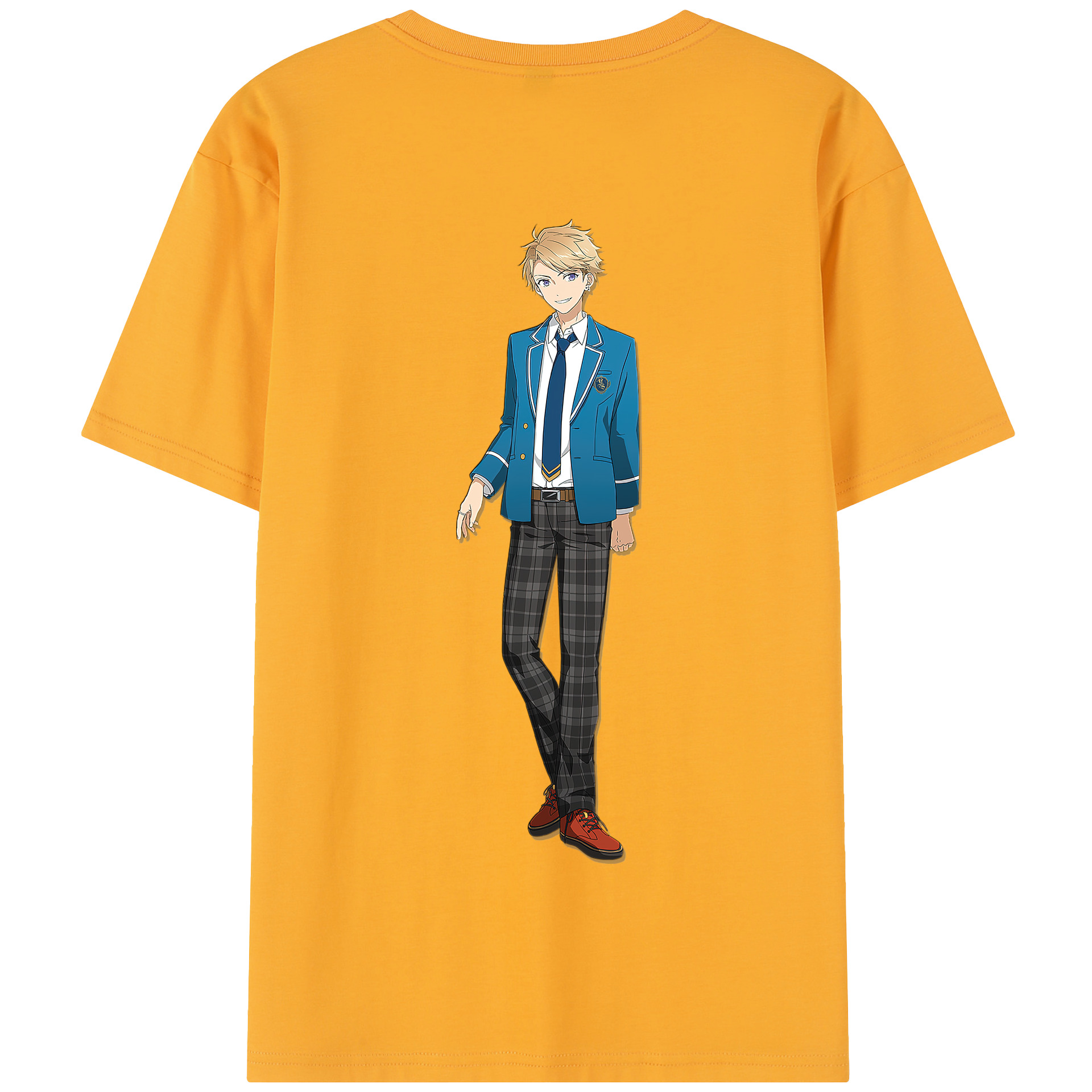 （画像用） あんさんぶるスターズ! Ensemble Stars 綿100％半袖Tシャツ（背面プリント）