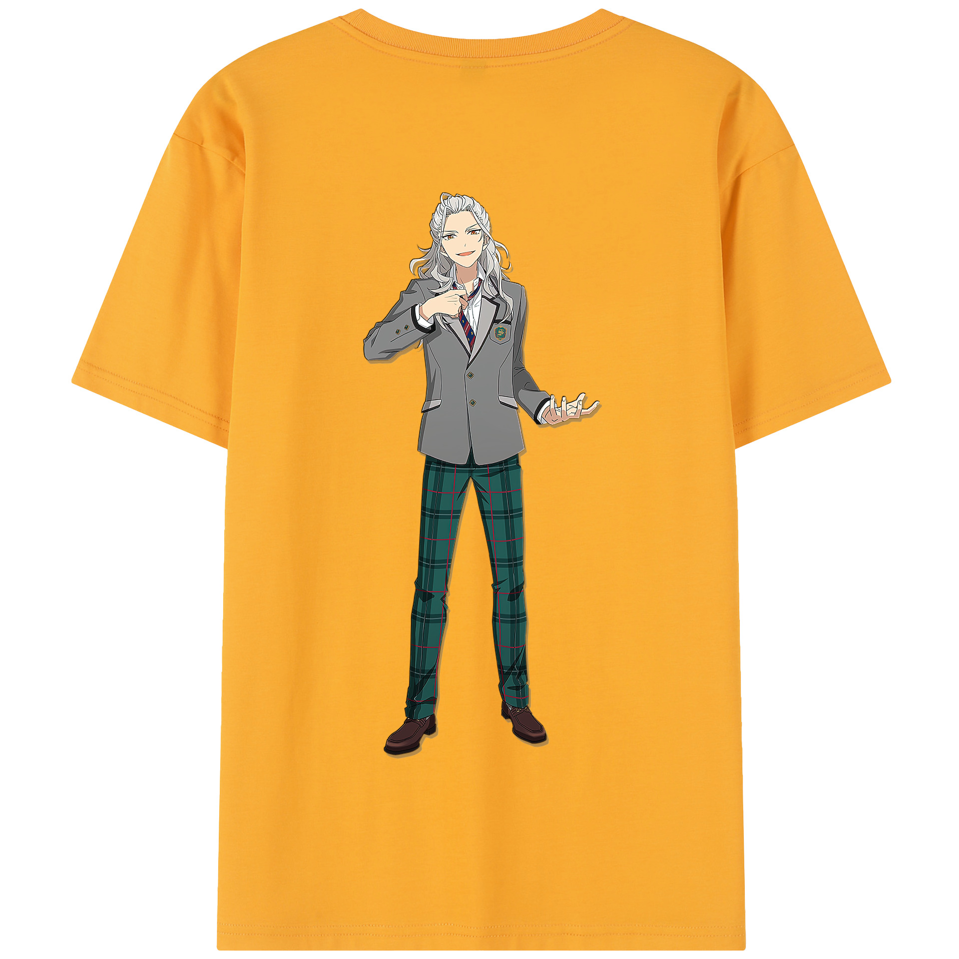 （画像用） あんさんぶるスターズ! Ensemble Stars 綿100％半袖Tシャツ（背面プリント）