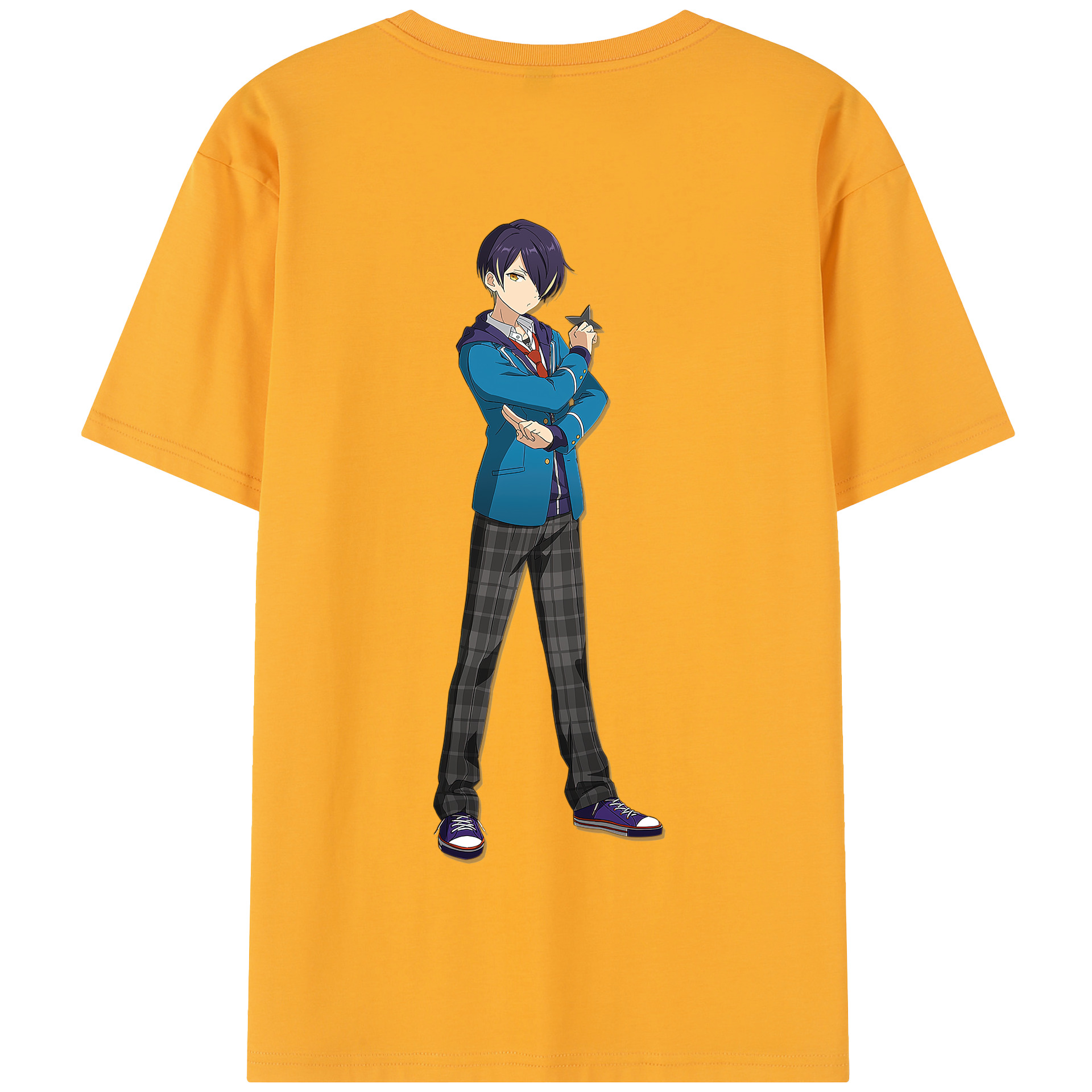 （画像用） あんさんぶるスターズ! Ensemble Stars 綿100％半袖Tシャツ（背面プリント）