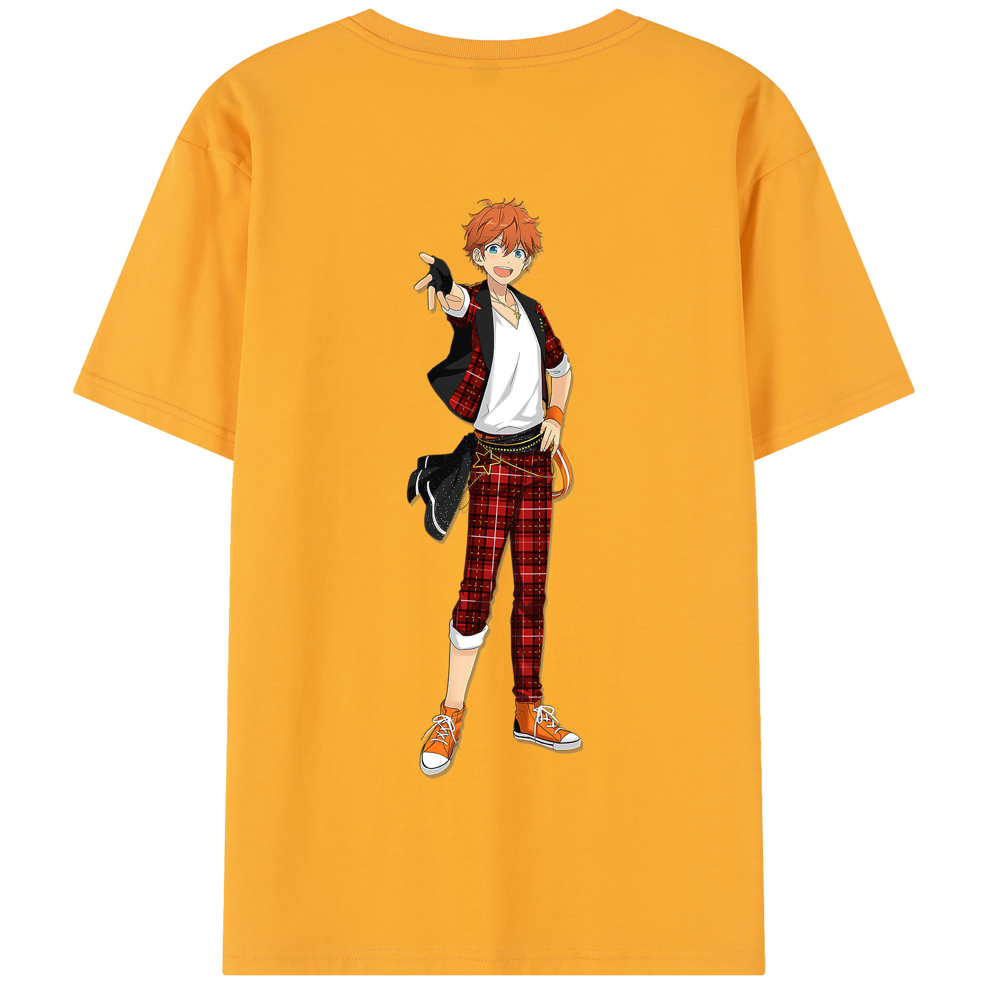 （画像用） あんさんぶるスターズ! Ensemble Stars 綿100％半袖Tシャツ（背面プリント）