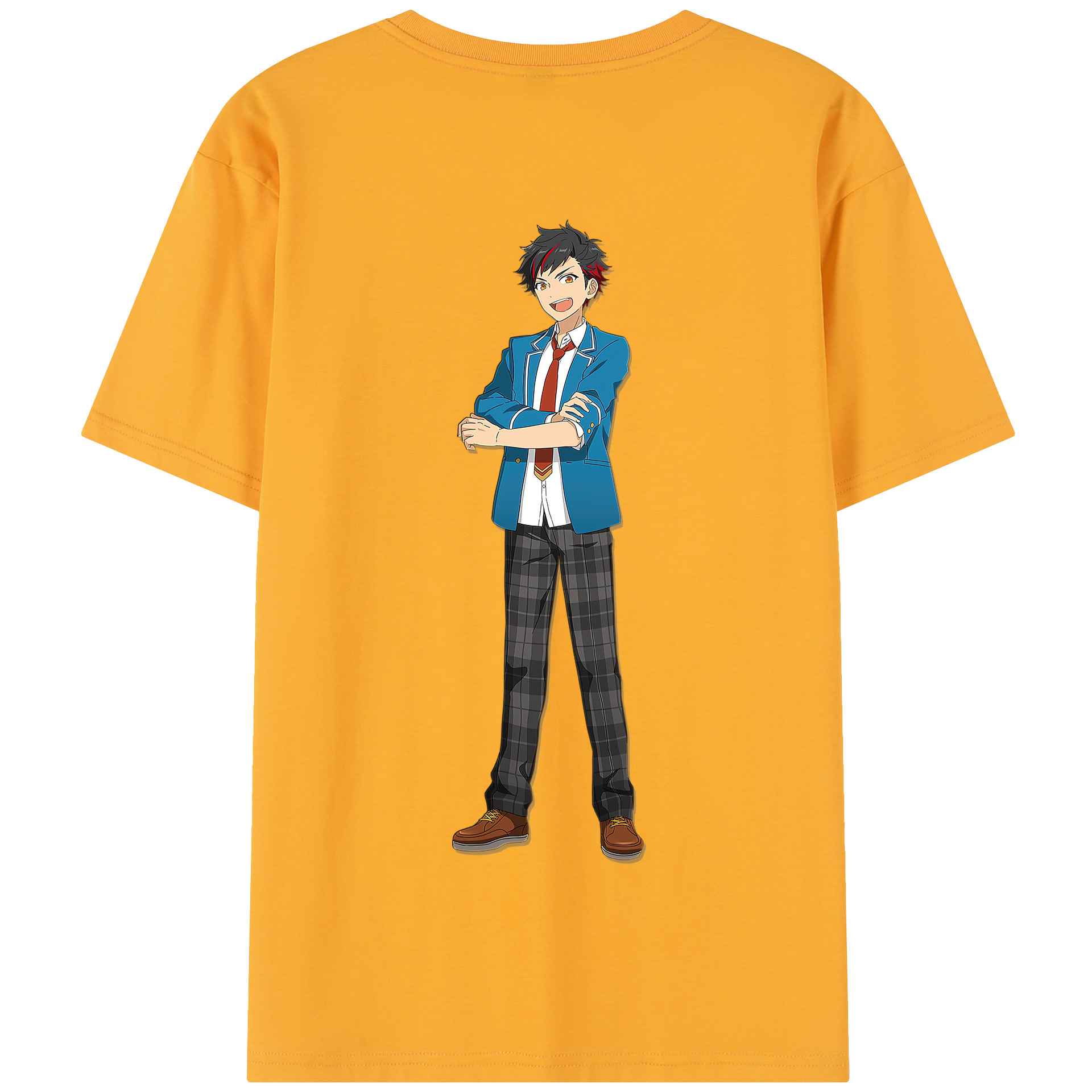 （画像用） あんさんぶるスターズ! Ensemble Stars 綿100％半袖Tシャツ（背面プリント）