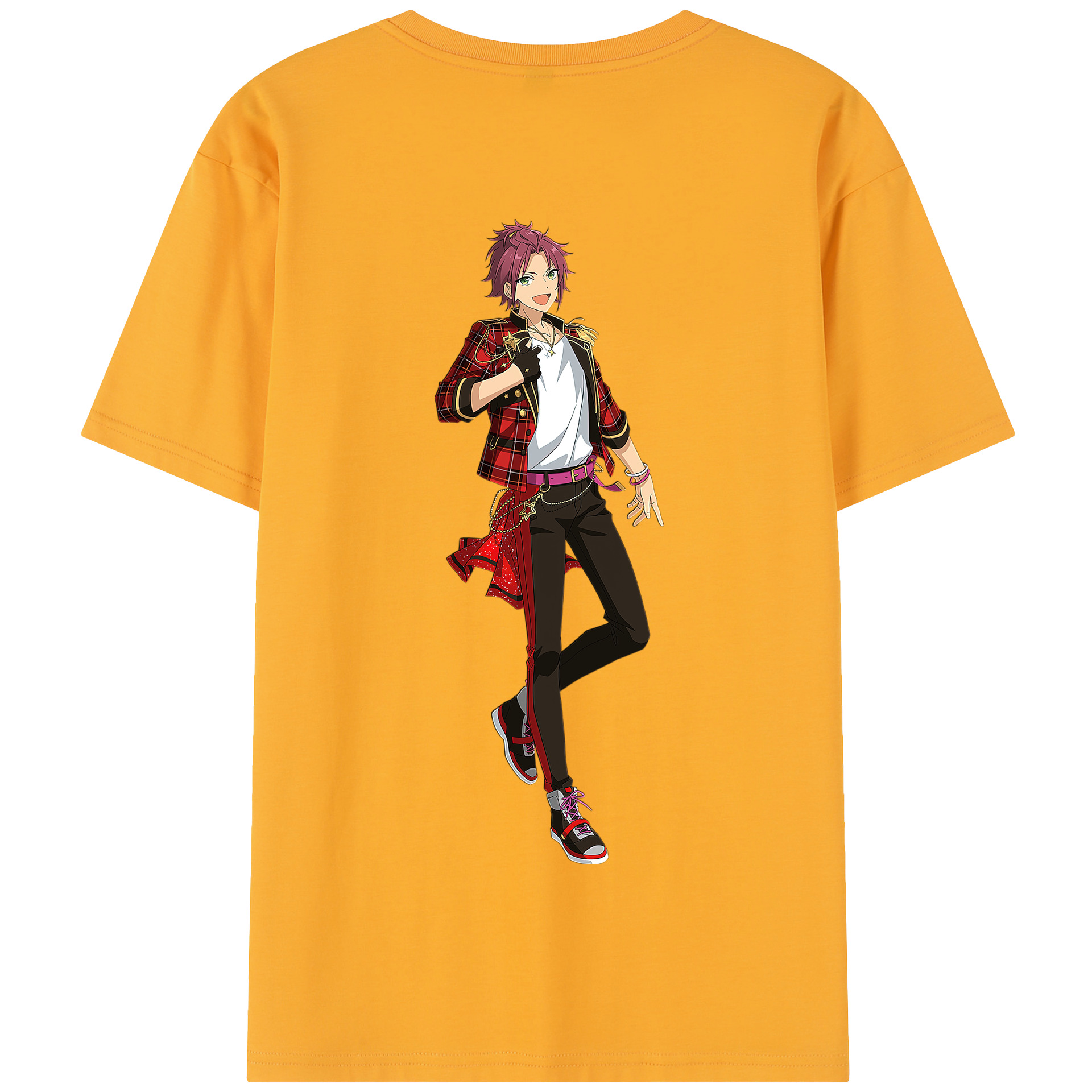 （画像用） あんさんぶるスターズ! Ensemble Stars 綿100％半袖Tシャツ（背面プリント）