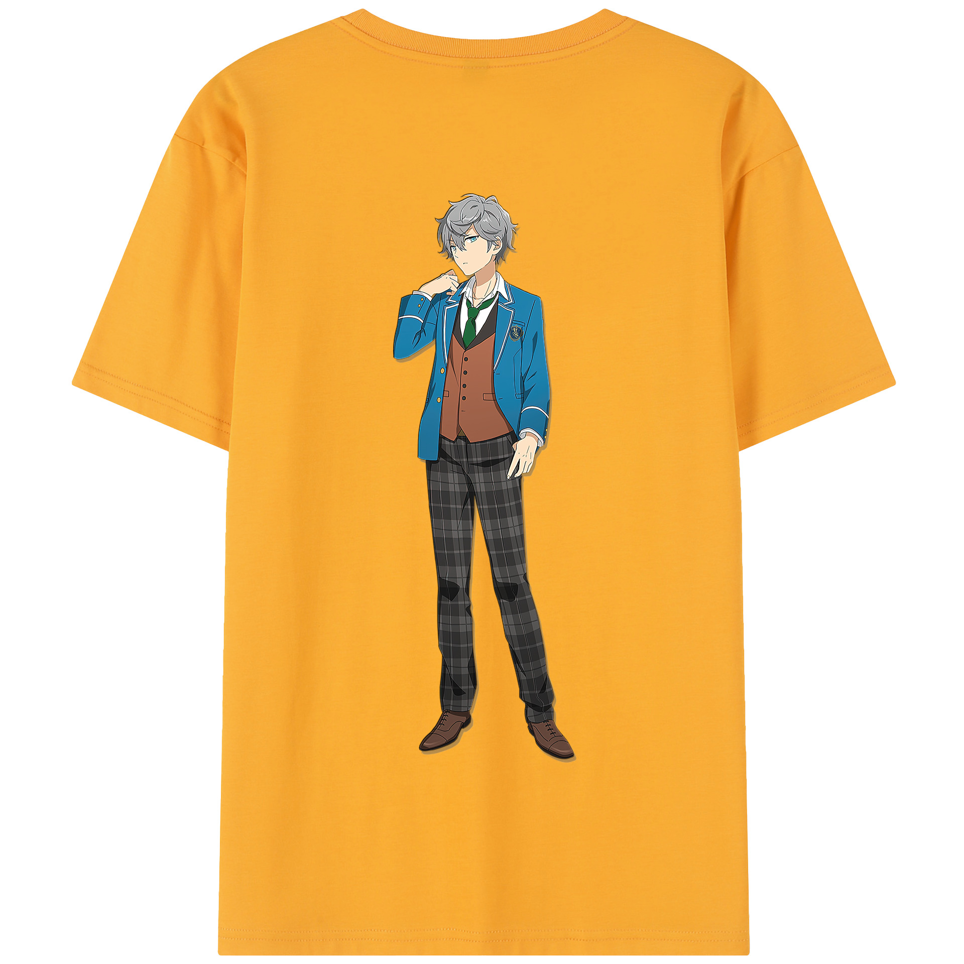 （画像用） あんさんぶるスターズ! Ensemble Stars 綿100％半袖Tシャツ（背面プリント）