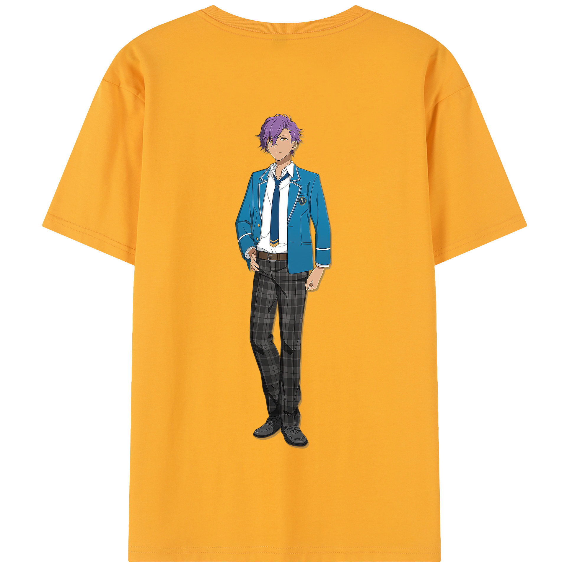 （画像用） あんさんぶるスターズ! Ensemble Stars 綿100％半袖Tシャツ（背面プリント）