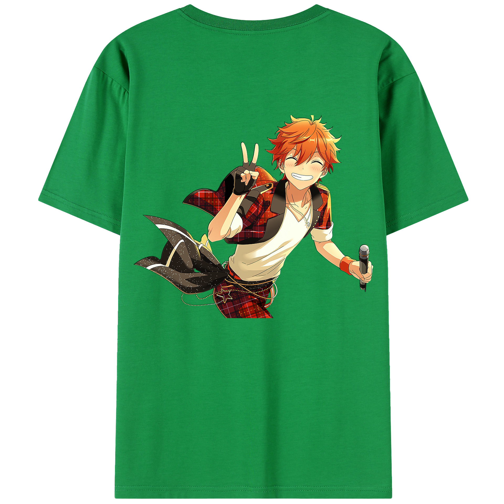 （画像用） あんさんぶるスターズ! Ensemble Stars 綿100％半袖Tシャツ（背面プリント）