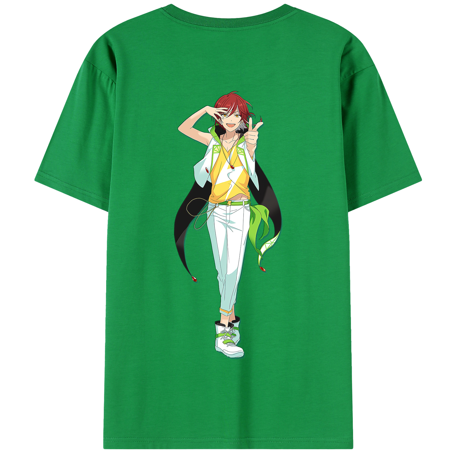 （画像用） あんさんぶるスターズ! Ensemble Stars 綿100％半袖Tシャツ（背面プリント）
