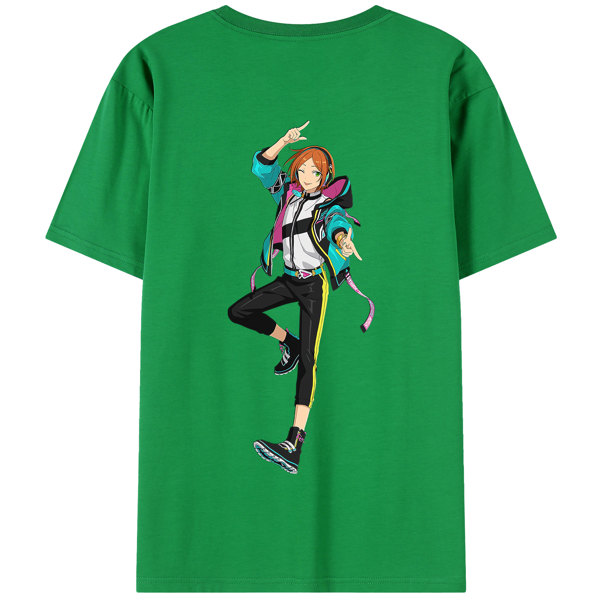 （画像用） あんさんぶるスターズ! Ensemble Stars 綿100％半袖Tシャツ（背面プリント）