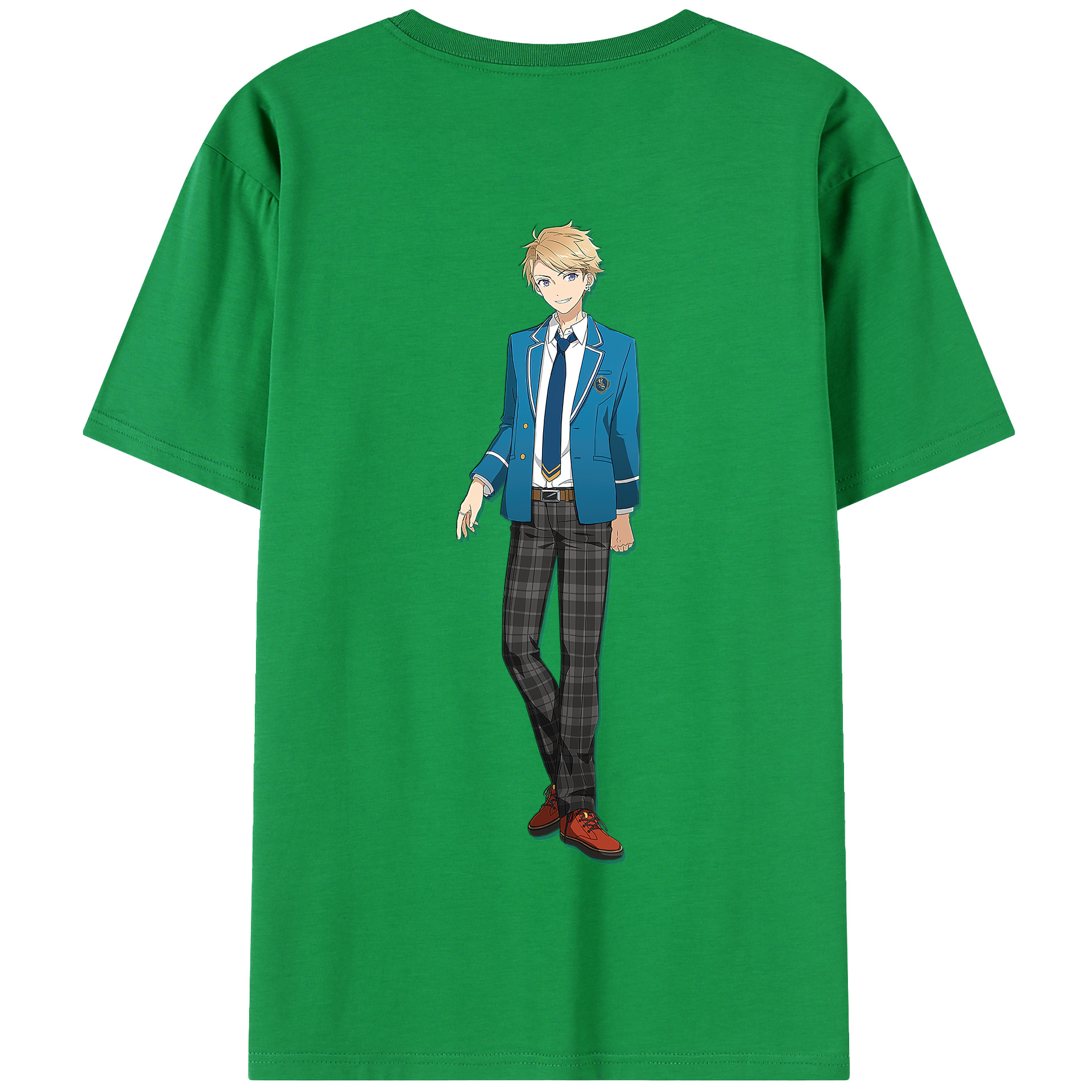 （画像用） あんさんぶるスターズ! Ensemble Stars 綿100％半袖Tシャツ（背面プリント）