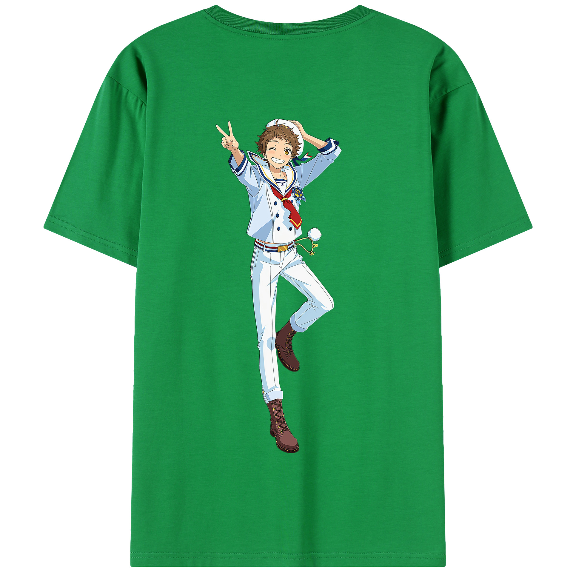 （画像用） あんさんぶるスターズ! Ensemble Stars 綿100％半袖Tシャツ（背面プリント）
