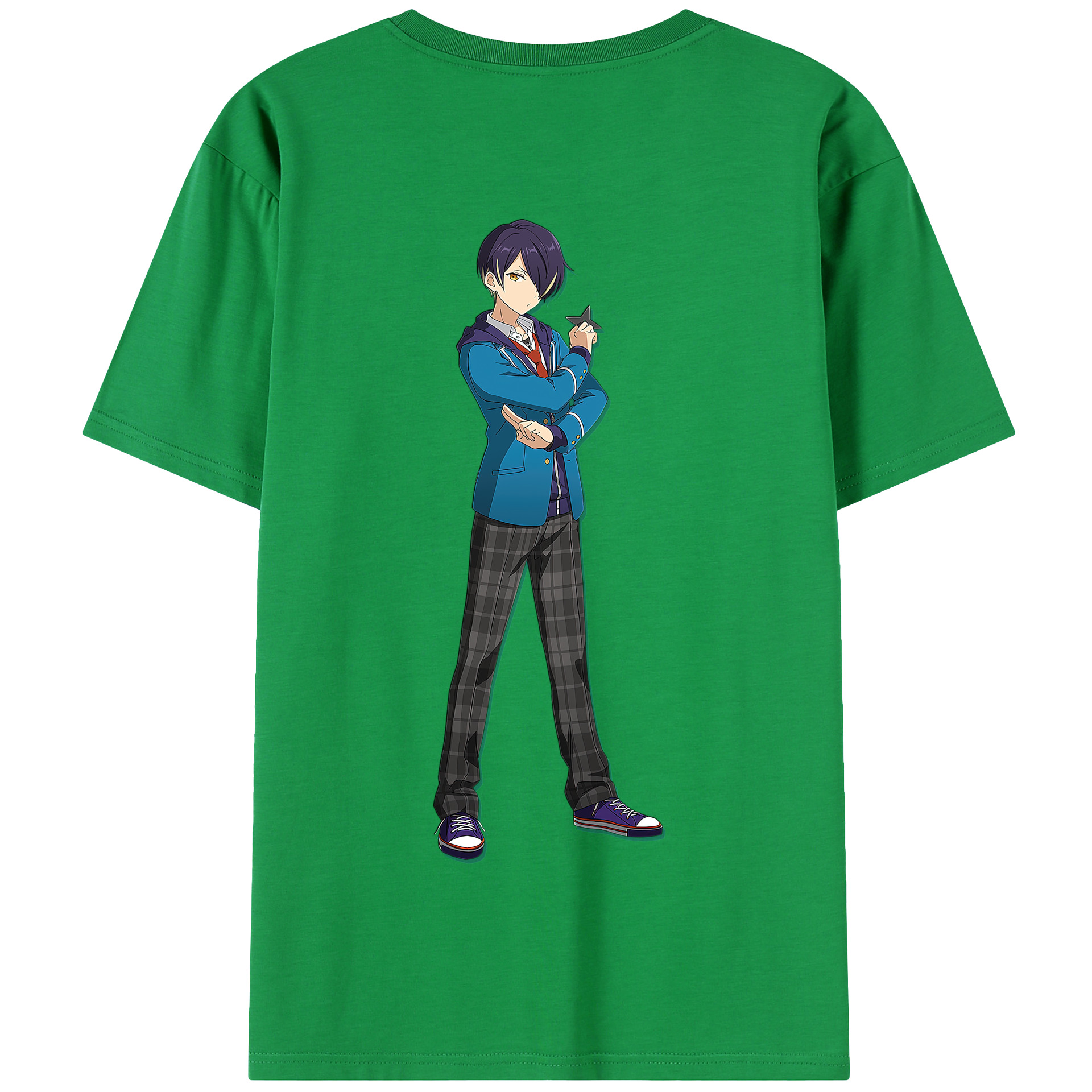 （画像用） あんさんぶるスターズ! Ensemble Stars 綿100％半袖Tシャツ（背面プリント）