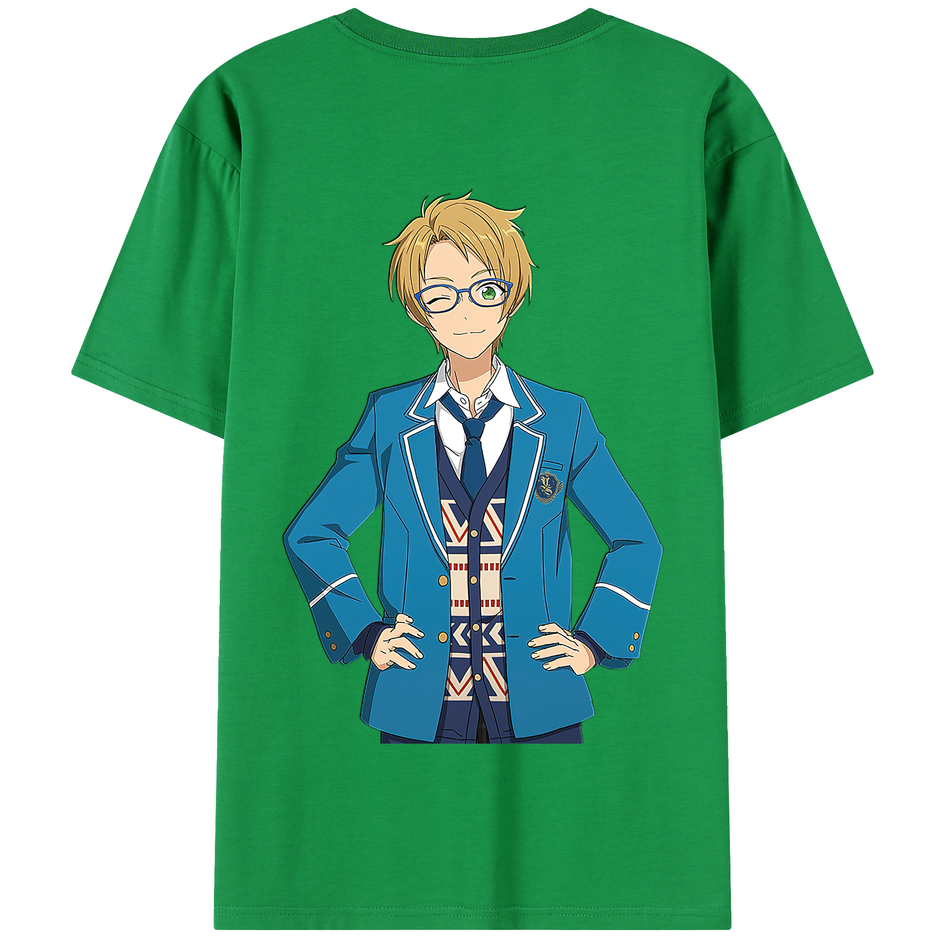 （画像用） あんさんぶるスターズ! Ensemble Stars 綿100％半袖Tシャツ（背面プリント）