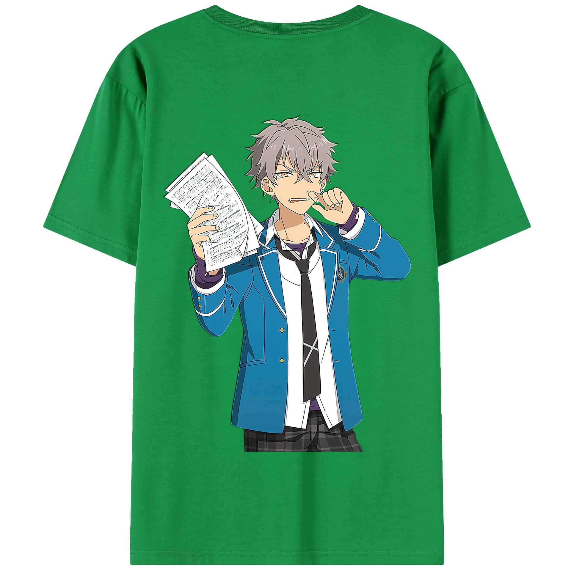 （画像用） あんさんぶるスターズ! Ensemble Stars 綿100％半袖Tシャツ（背面プリント）